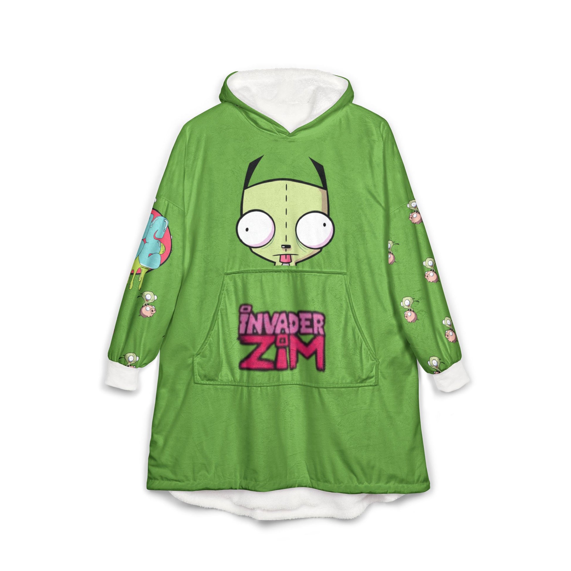 Cozy Cartoon ger design by new designer ice Hooded Blanket, Unisex Wearable Blanket, Cute Gifts for Kids, Fun Loungewear for Home, Ideal for TV Nights