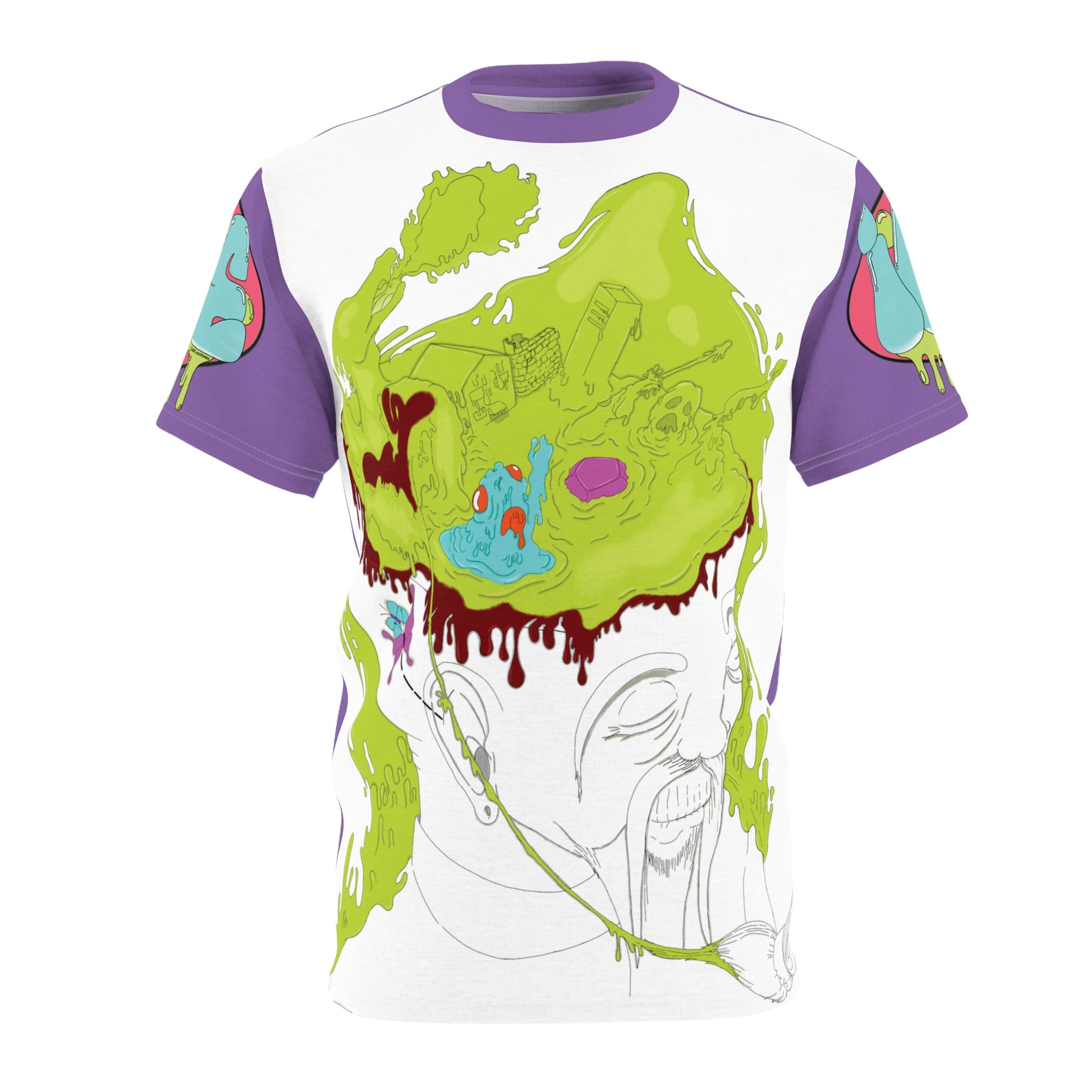 Mind blown Unisex Cut & Sew Tee (AOP)