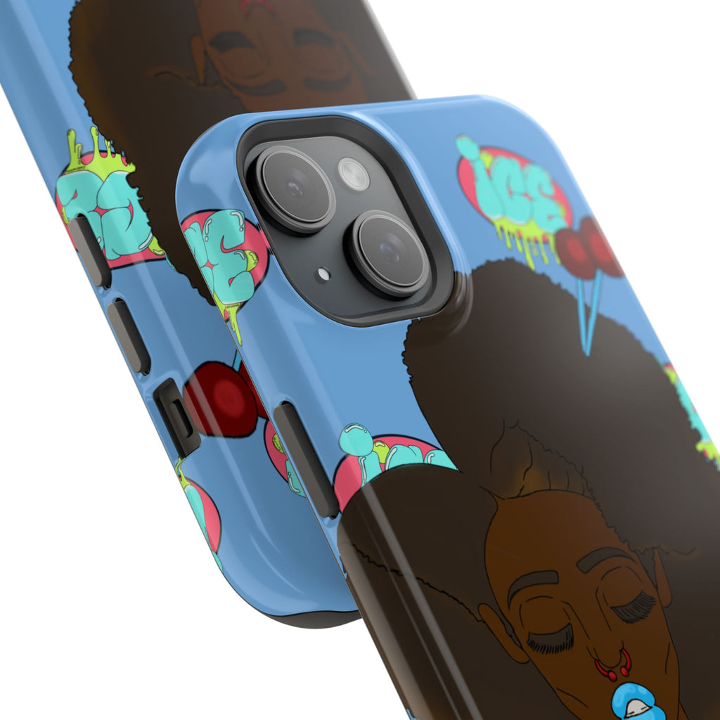 Vibrant Magnetic Tough Cases, Unique Phone Cases, Afrocentric Art, Protective Phone Cover, Trendy Tech Accessories, Gift for Her