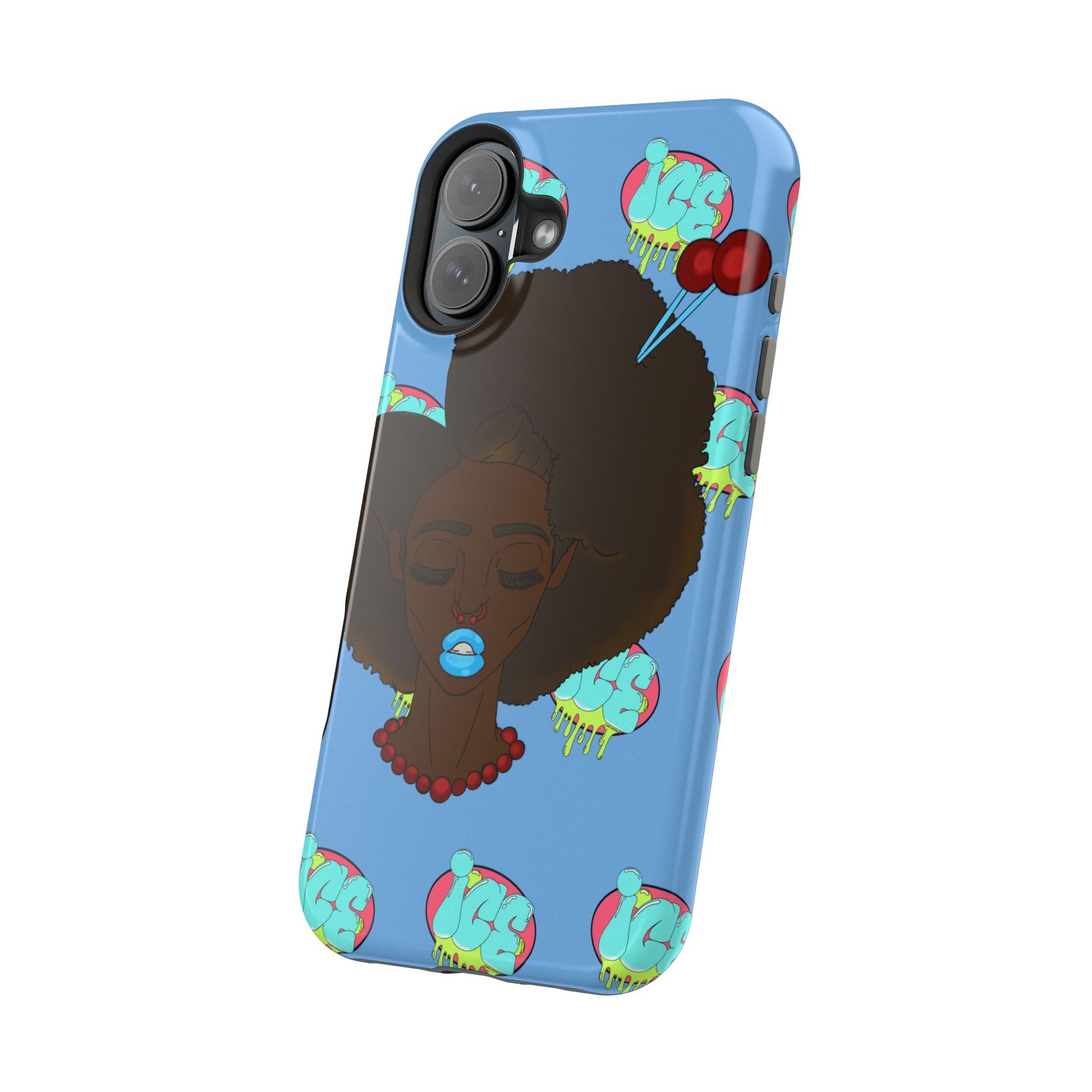 Vibrant Magnetic Tough Cases, Unique Phone Cases, Afrocentric Art, Protective Phone Cover, Trendy Tech Accessories, Gift for Her