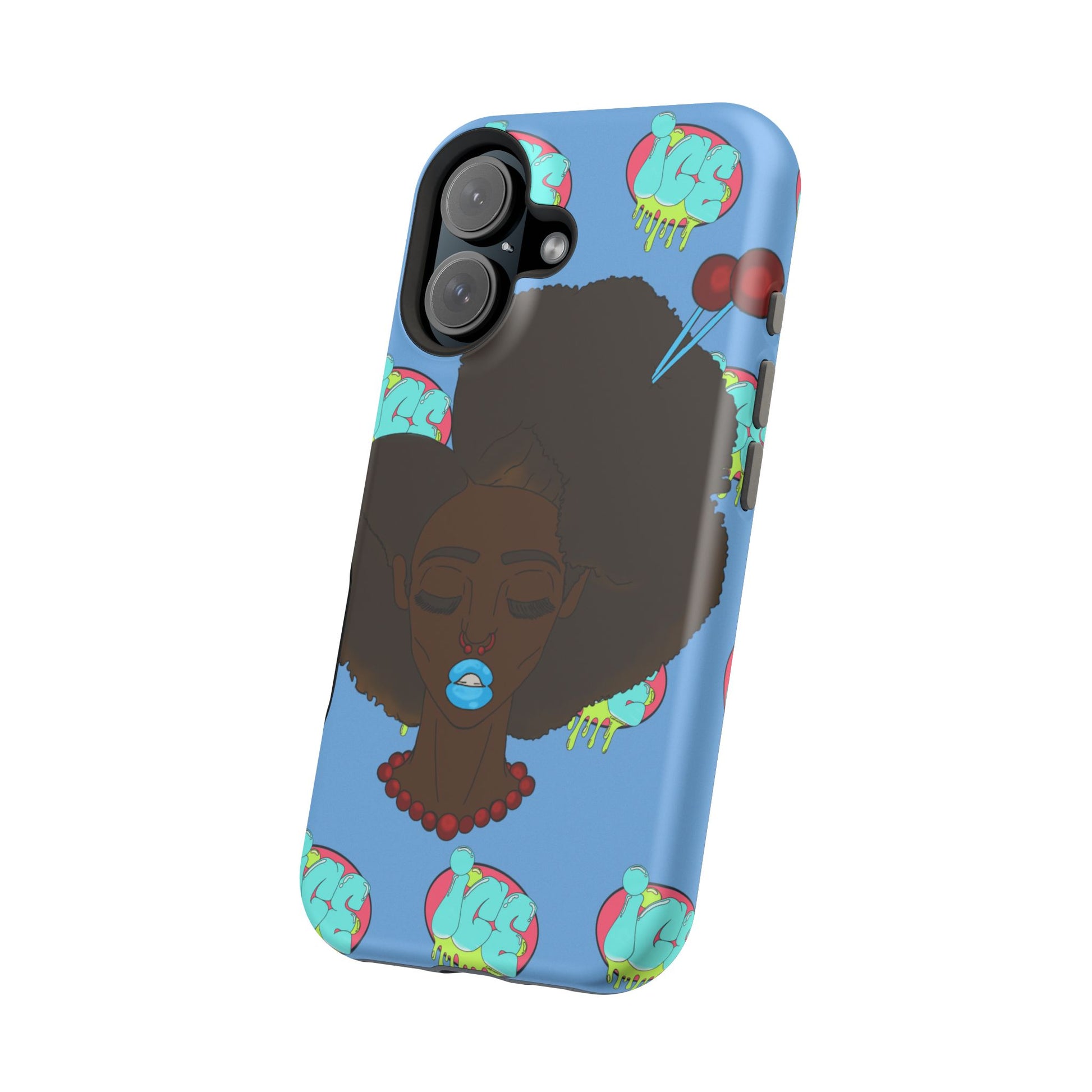 Vibrant Magnetic Tough Cases, Unique Phone Cases, Afrocentric Art, Protective Phone Cover, Trendy Tech Accessories, Gift for Her