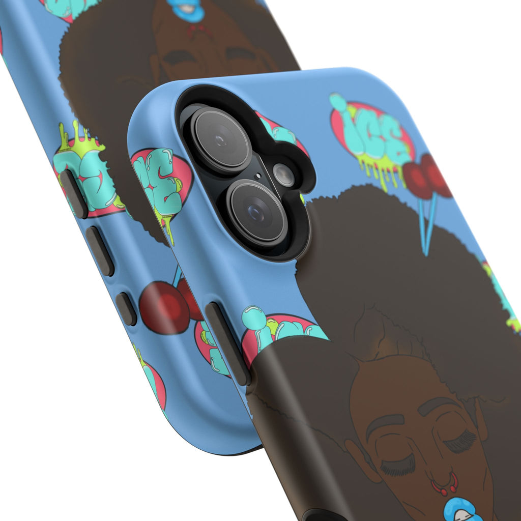 Vibrant Magnetic Tough Cases, Unique Phone Cases, Afrocentric Art, Protective Phone Cover, Trendy Tech Accessories, Gift for Her