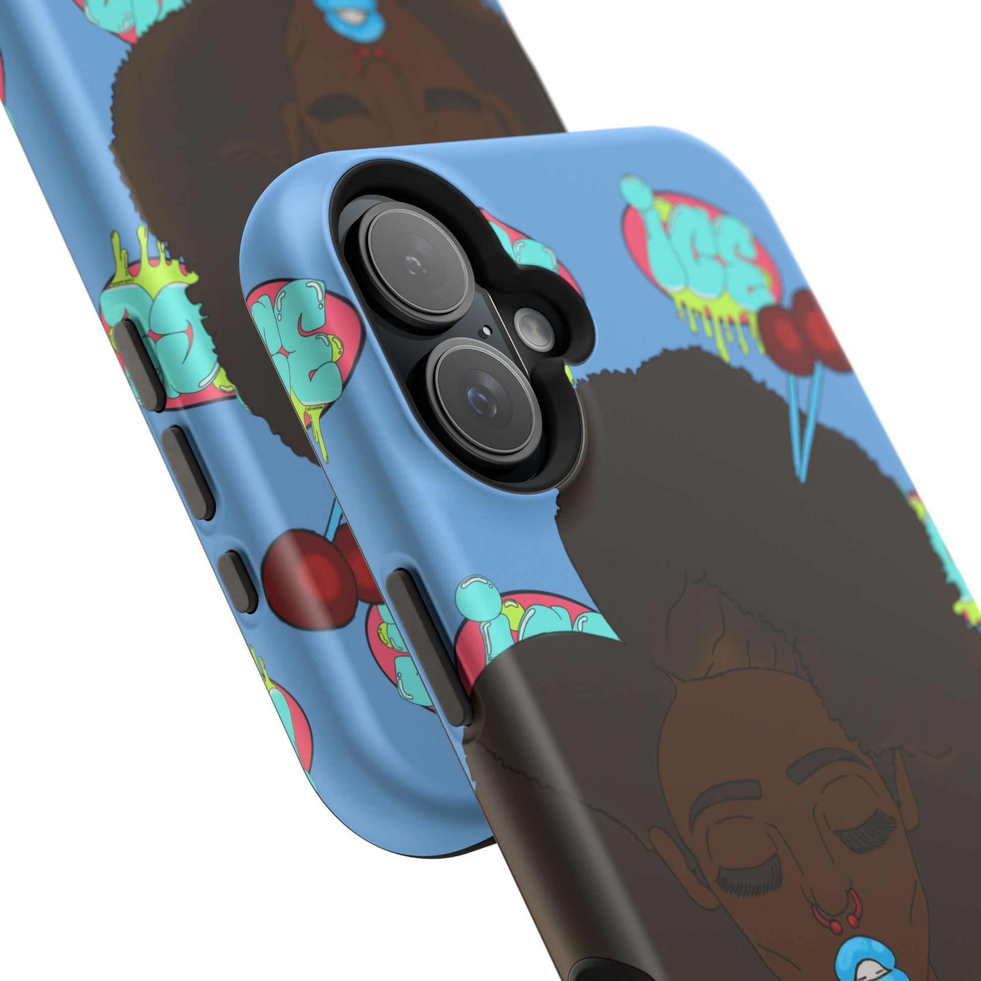 Vibrant Magnetic Tough Cases, Unique Phone Cases, Afrocentric Art, Protective Phone Cover, Trendy Tech Accessories, Gift for Her