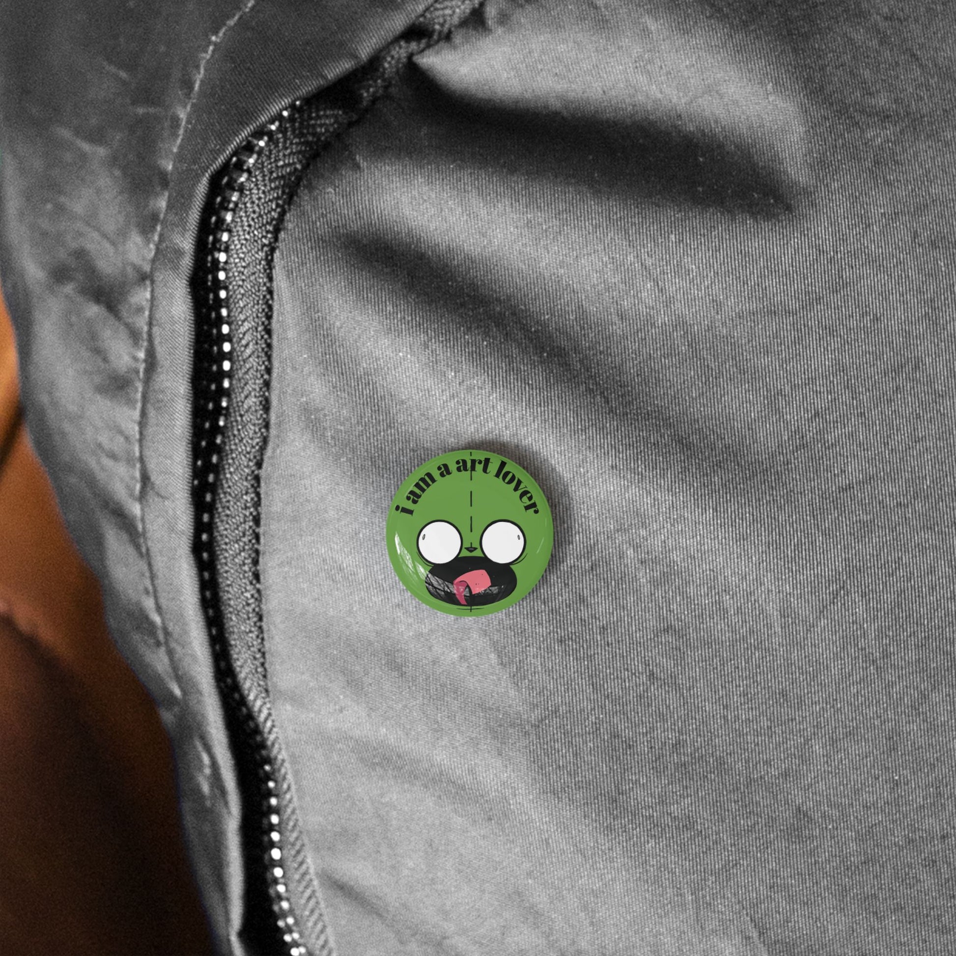 Art Lover Round Pins, Cute Art Pins, Accessories for Artists, Fun Jacket Pins, Gift for Creative Souls