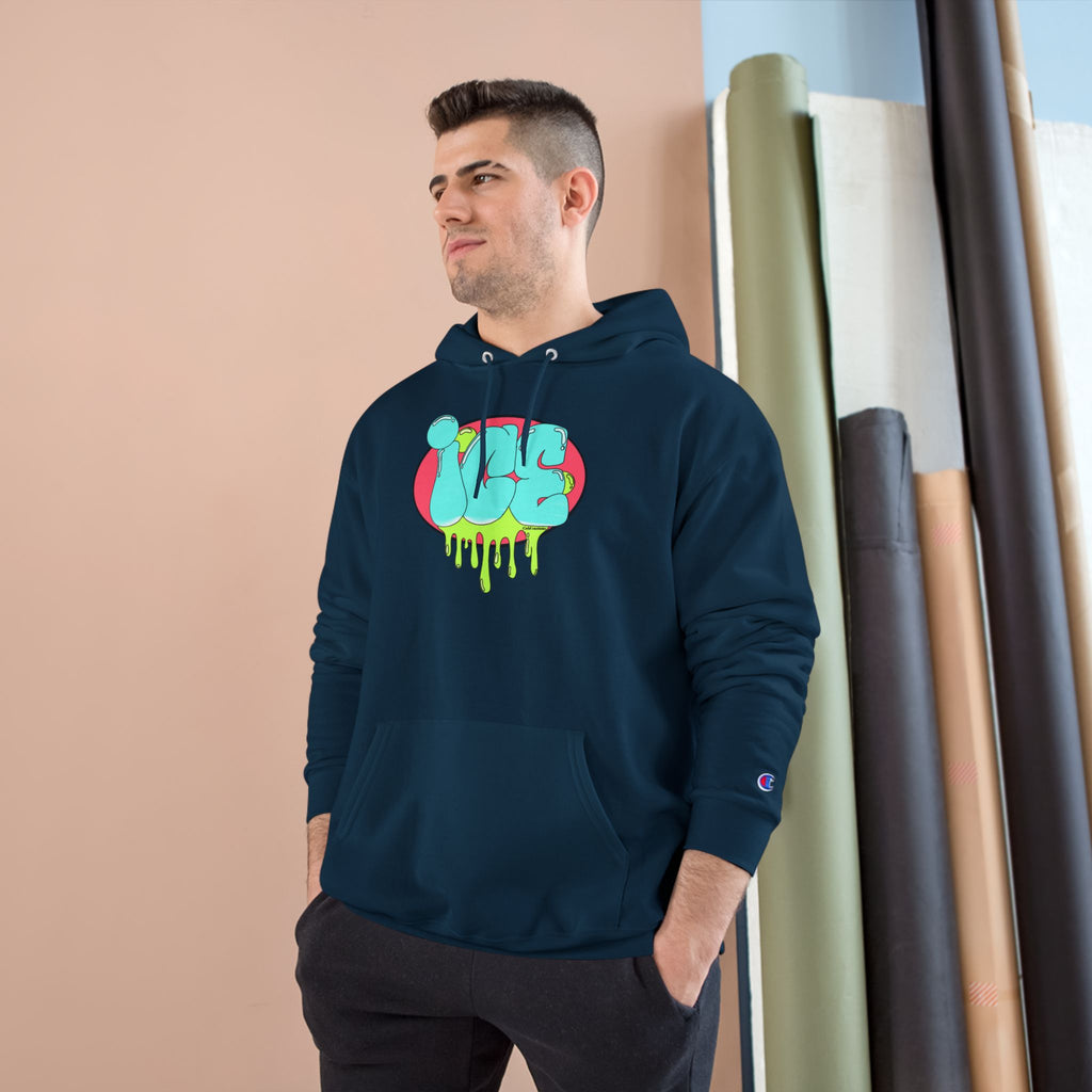 Ice Drip Champion Hoodie - Stylish Streetwear for Teens, Gift for Birthdays, Hip Hop Fashion, Cozy Casual Wear, Unique Graphic Sweatshirt