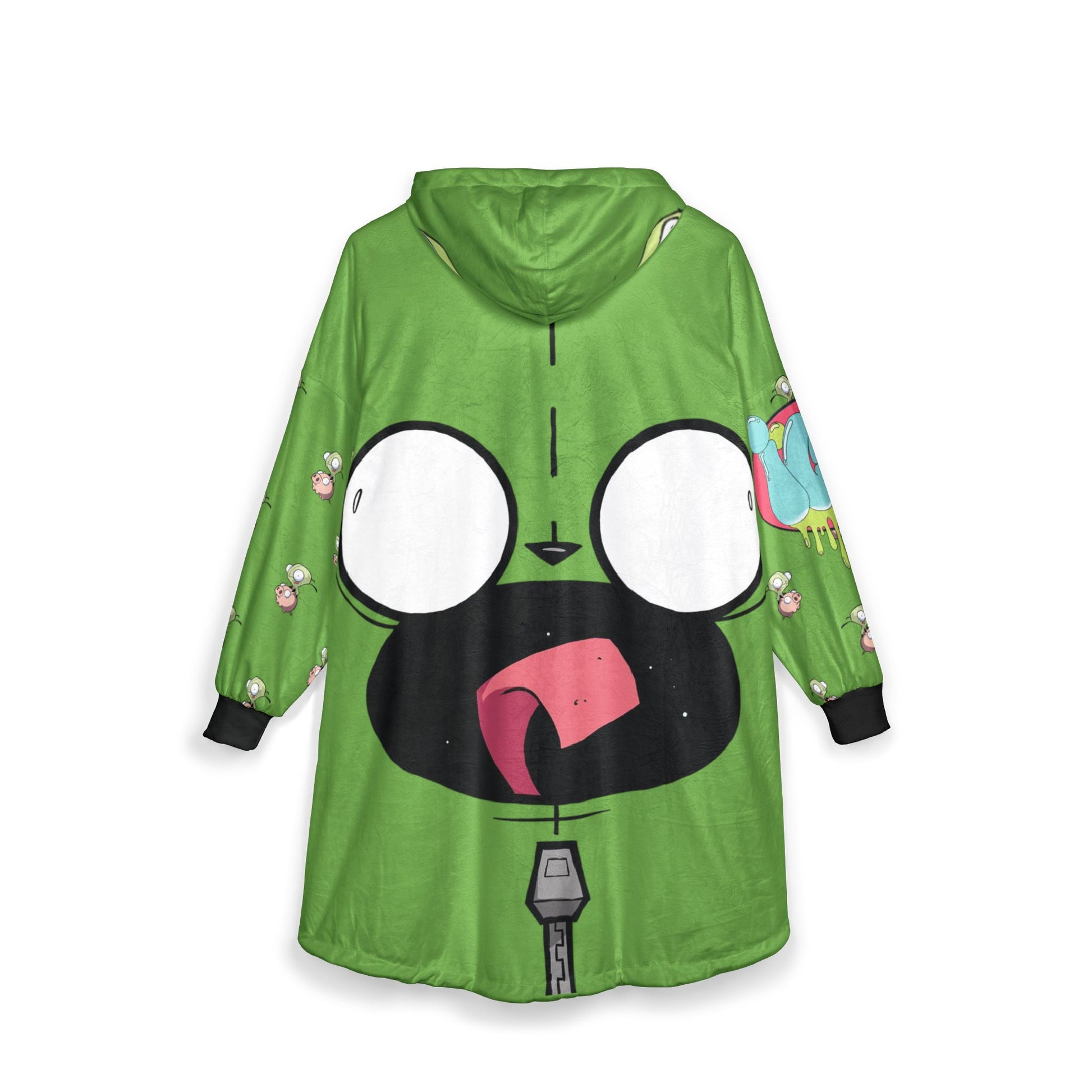 Cozy Cartoon ger design by new designer ice Hooded Blanket, Unisex Wearable Blanket, Cute Gifts for Kids, Fun Loungewear for Home, Ideal for TV Nights