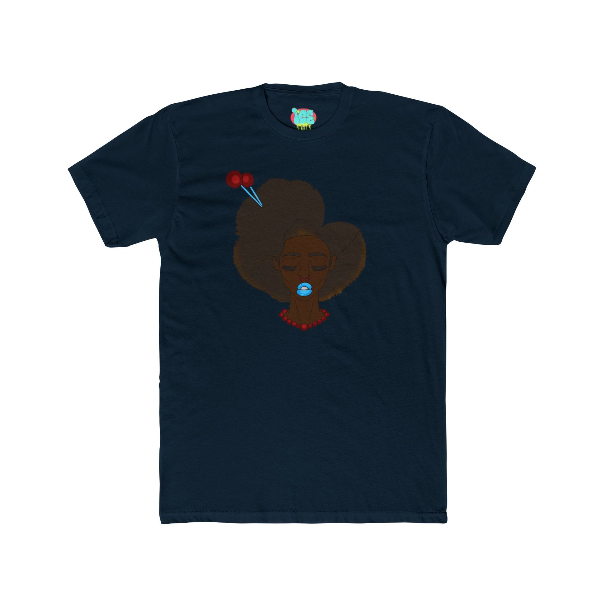 Stylish Unisex Cotton Crew Tee with Red Cloud Design, Casual Wear, Anime Merch, Gift for Friends, Everyday Style, Conventions