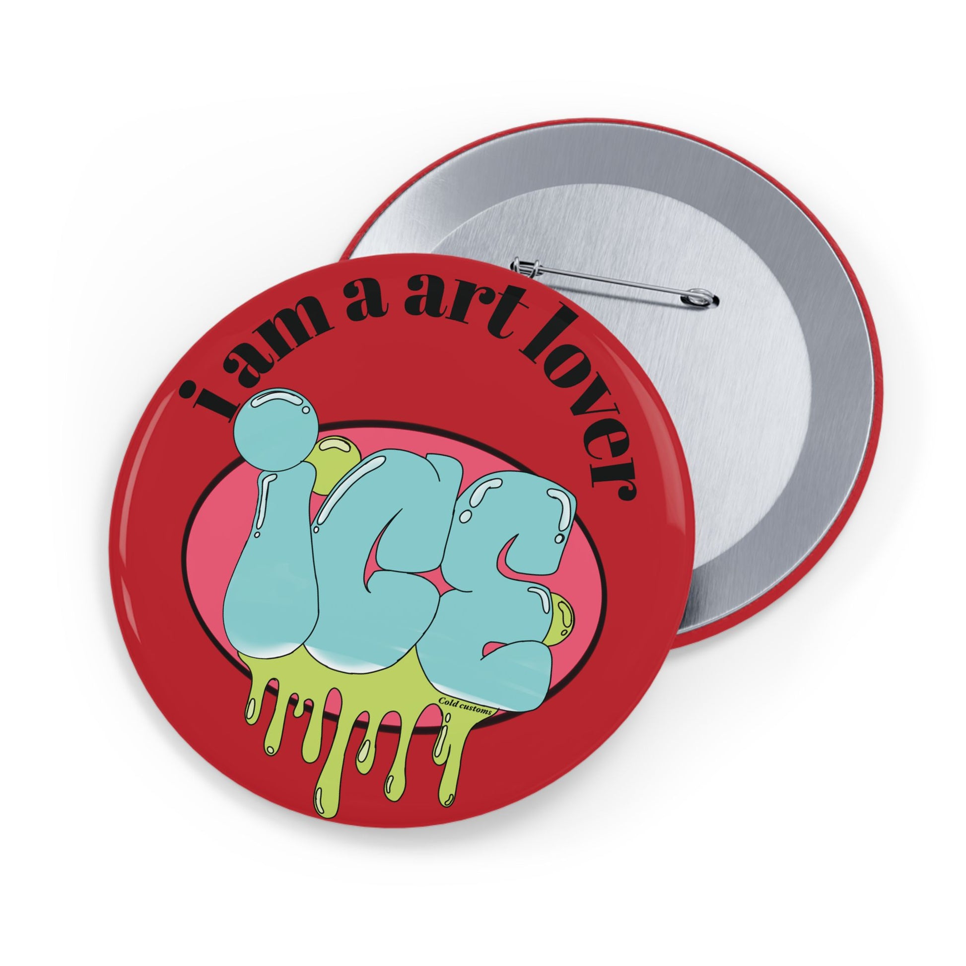 Art Lover Round Pins, Cute Art Pins, Accessories for Artists, Fun Jacket Pins, Gift for Creative Souls