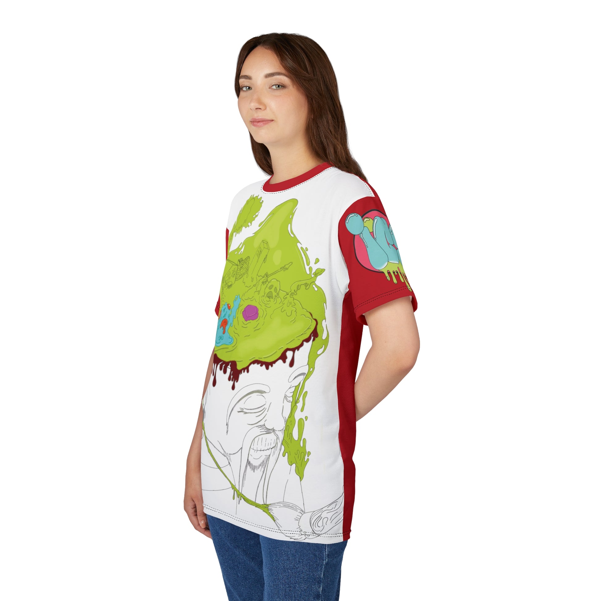 Mind blown Unisex Cut & Sew Tee (AOP)