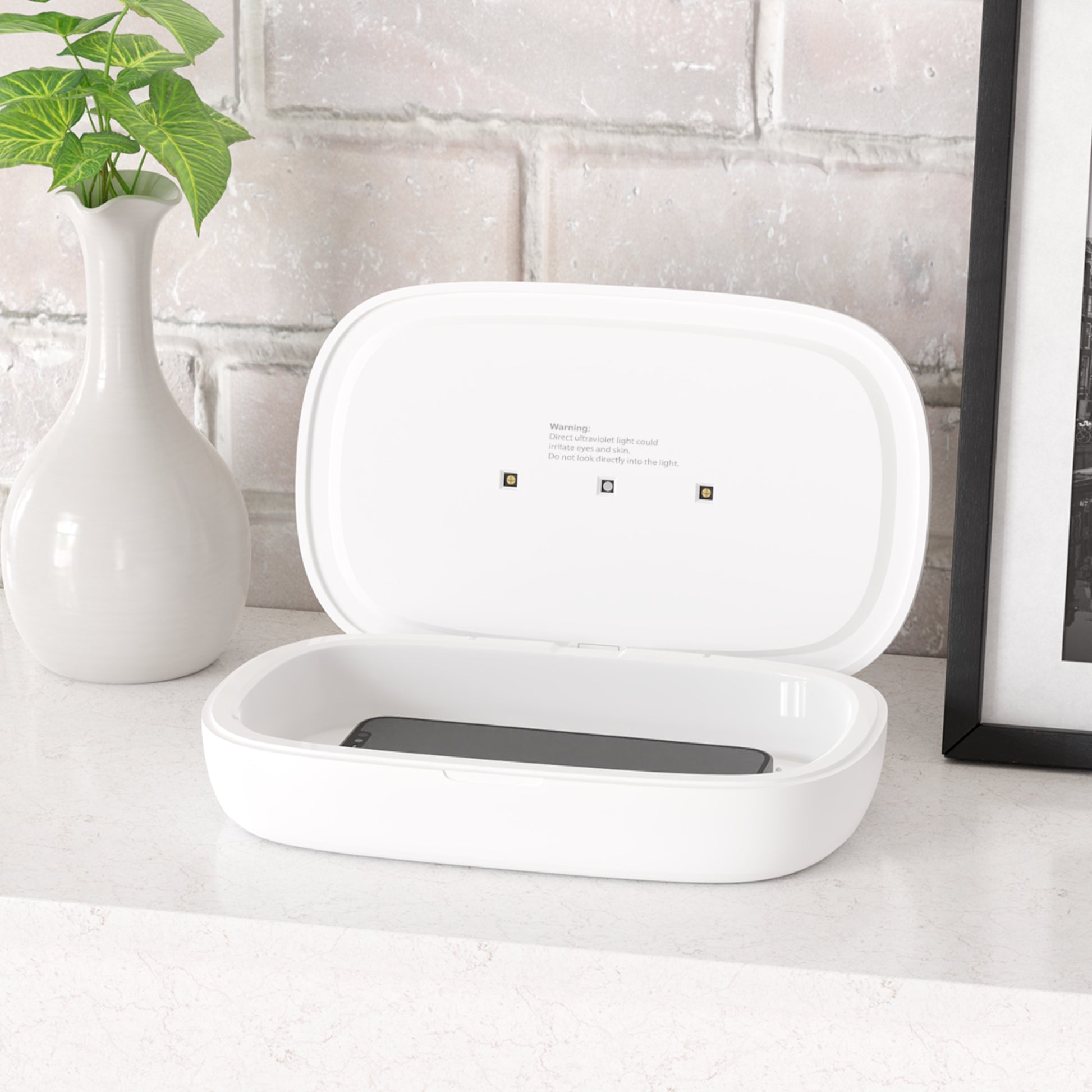 UV Phone Sanitizer & Wireless Charging Pad - Fun & Functional, Perfect Gift for Tech Lovers, Ideal for Home/Office, Clean & Charge