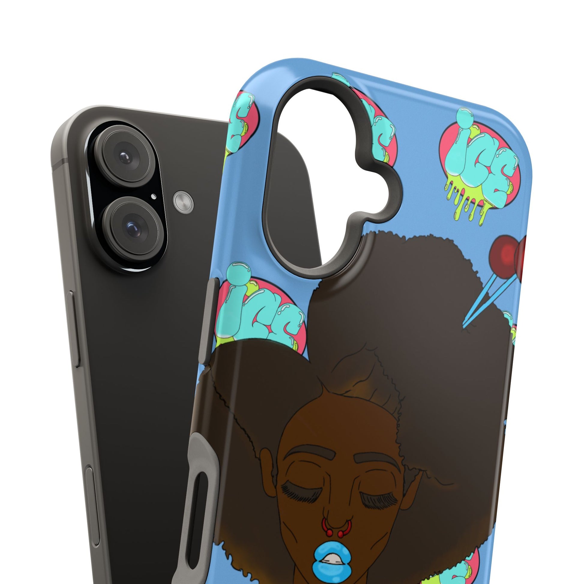 Vibrant Magnetic Tough Cases, Unique Phone Cases, Afrocentric Art, Protective Phone Cover, Trendy Tech Accessories, Gift for Her