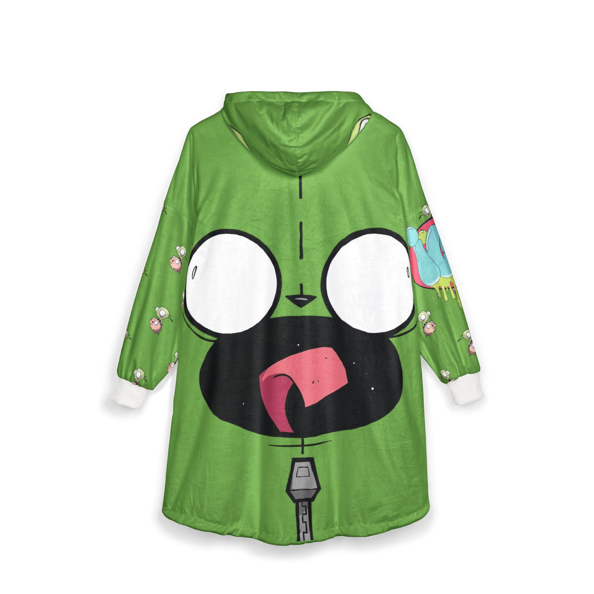 Cozy Cartoon ger design by new designer ice Hooded Blanket, Unisex Wearable Blanket, Cute Gifts for Kids, Fun Loungewear for Home, Ideal for TV Nights