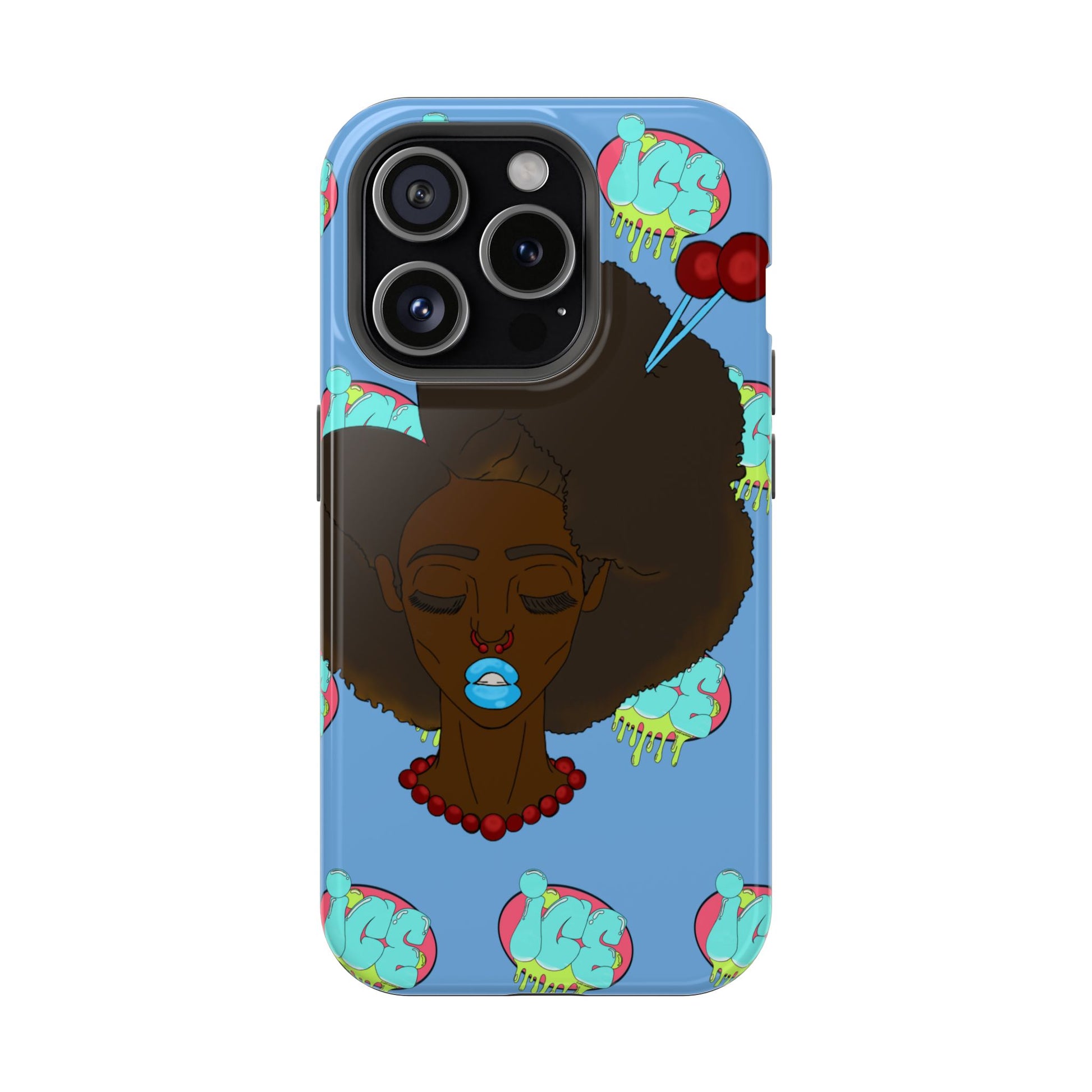 Vibrant Magnetic Tough Cases, Unique Phone Cases, Afrocentric Art, Protective Phone Cover, Trendy Tech Accessories, Gift for Her