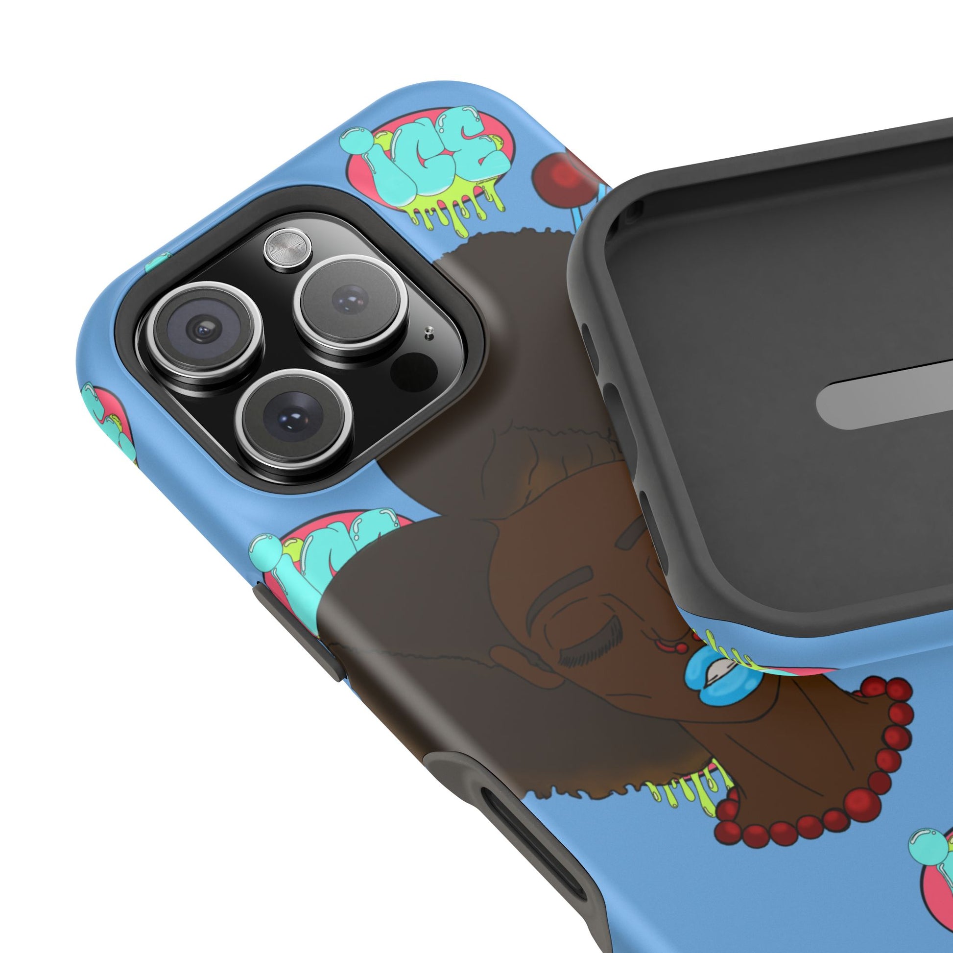Vibrant Magnetic Tough Cases, Unique Phone Cases, Afrocentric Art, Protective Phone Cover, Trendy Tech Accessories, Gift for Her