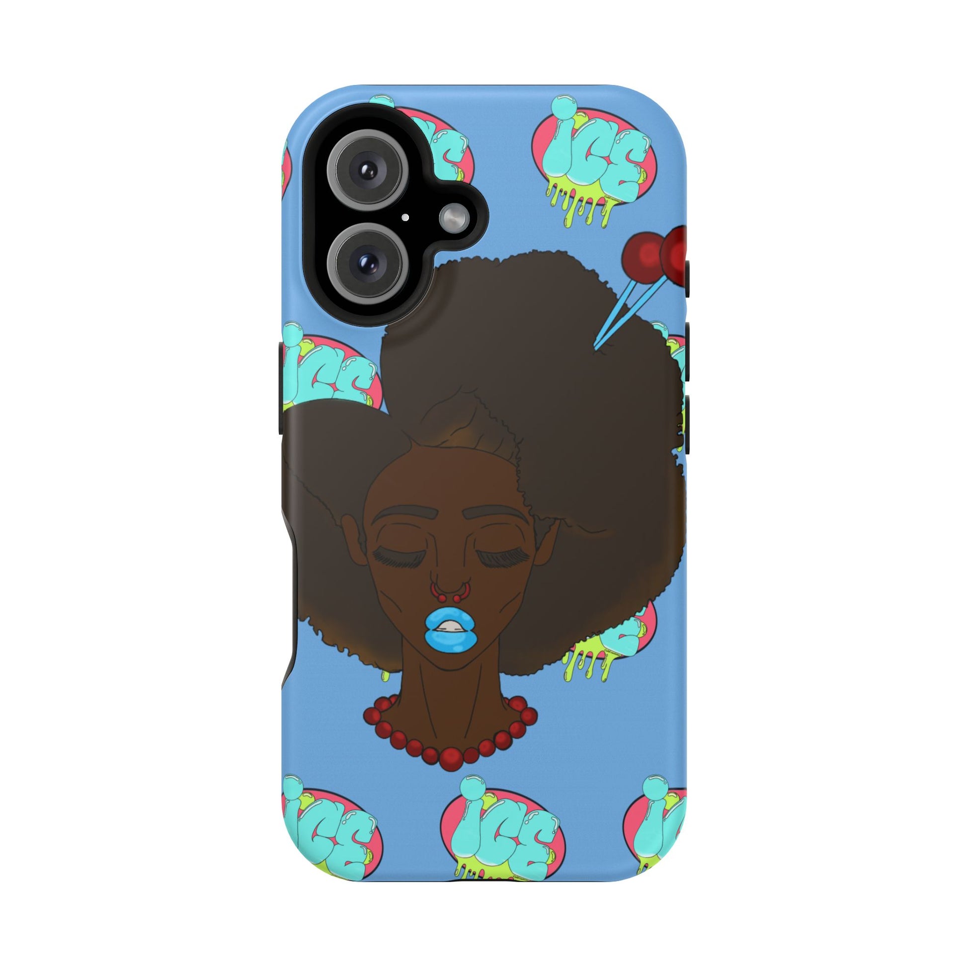 Vibrant Magnetic Tough Cases, Unique Phone Cases, Afrocentric Art, Protective Phone Cover, Trendy Tech Accessories, Gift for Her