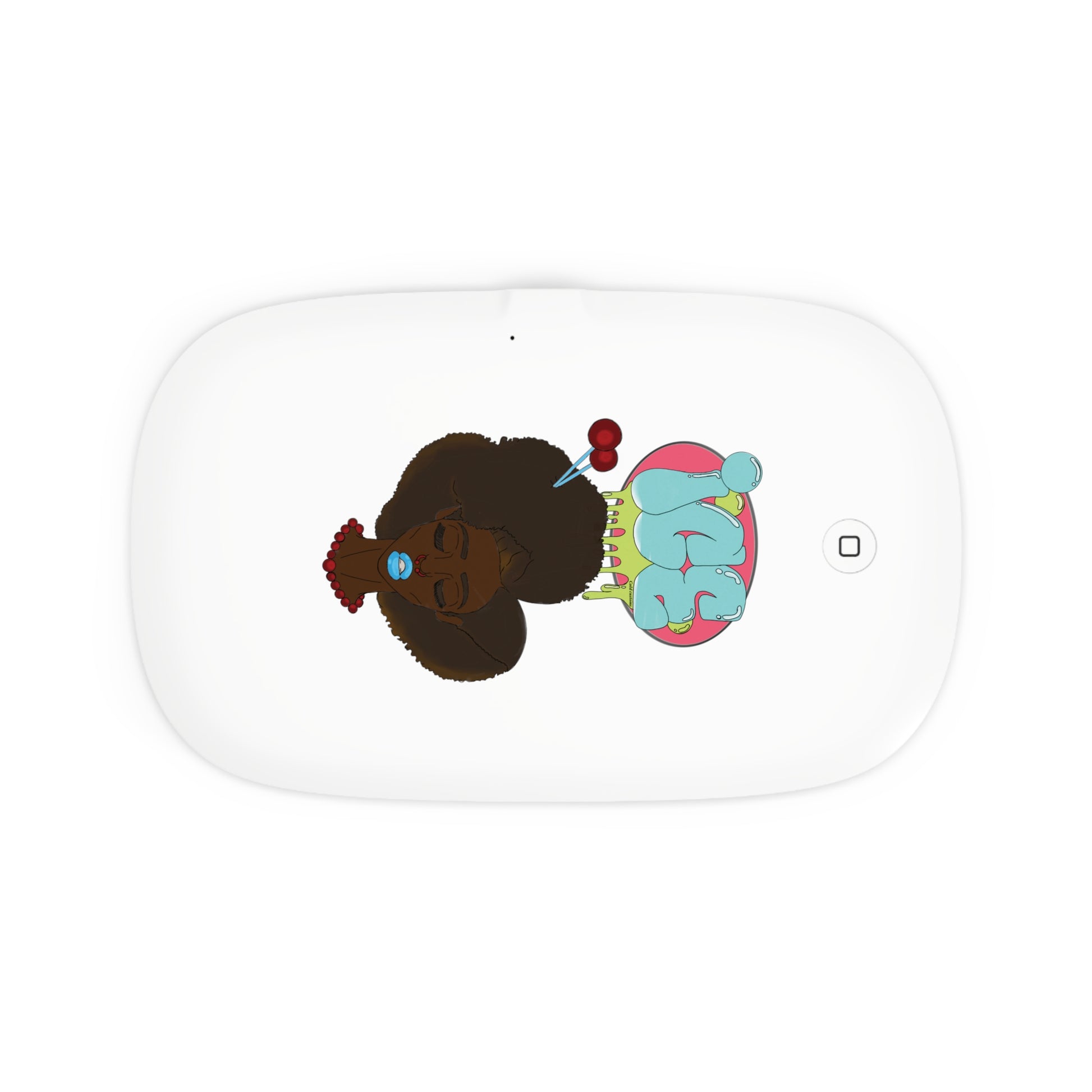 UV Phone Sanitizer & Wireless Charging Pad - Fun & Functional, Perfect Gift for Tech Lovers, Ideal for Home/Office, Clean & Charge