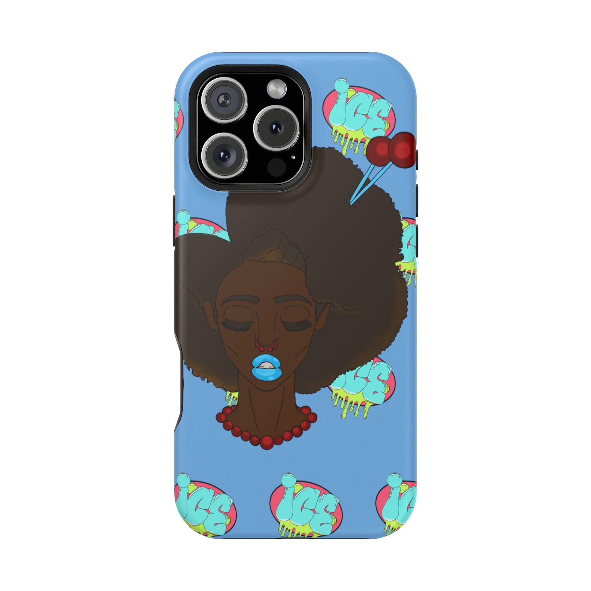 Vibrant Magnetic Tough Cases, Unique Phone Cases, Afrocentric Art, Protective Phone Cover, Trendy Tech Accessories, Gift for Her
