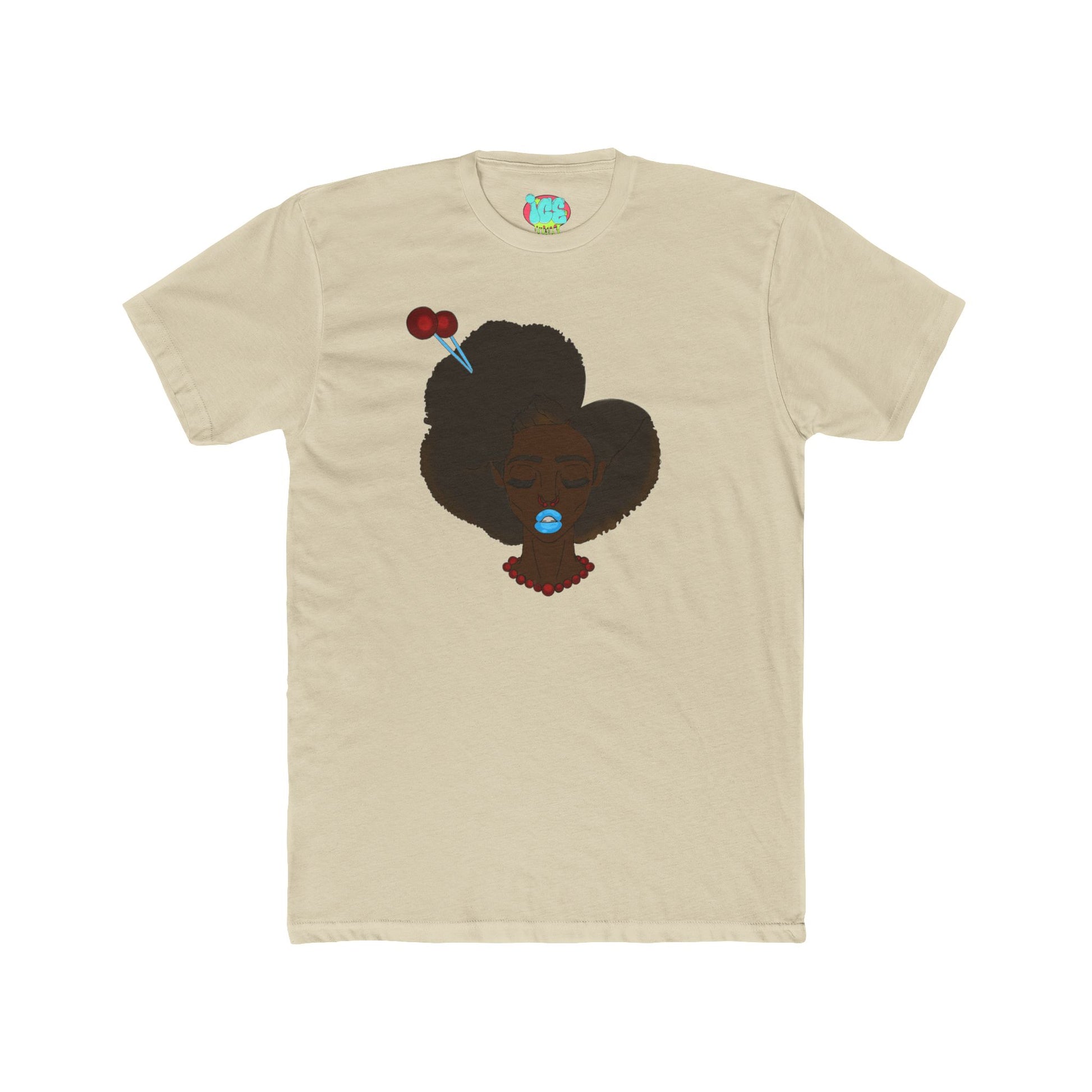 Stylish Unisex Cotton Crew Tee with Red Cloud Design, Casual Wear, Anime Merch, Gift for Friends, Everyday Style, Conventions