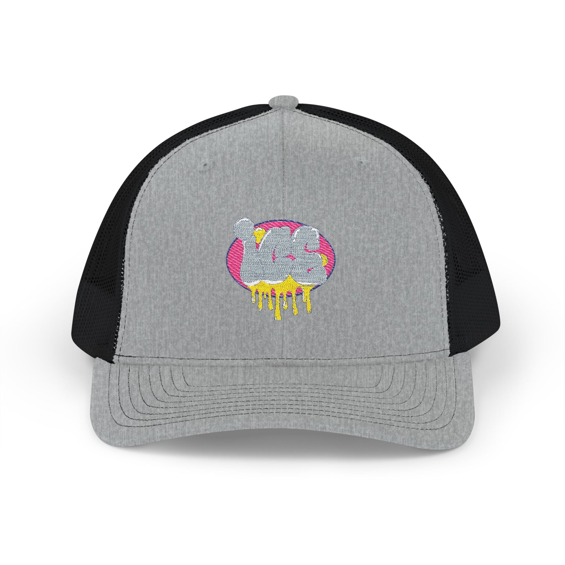 Cute Cat Embroidered Snapback Trucker Cap, Cat Lover Gift, Animal Hat, Adjustable Cap for Summer, Fashionable Headwear, Unique Accessories