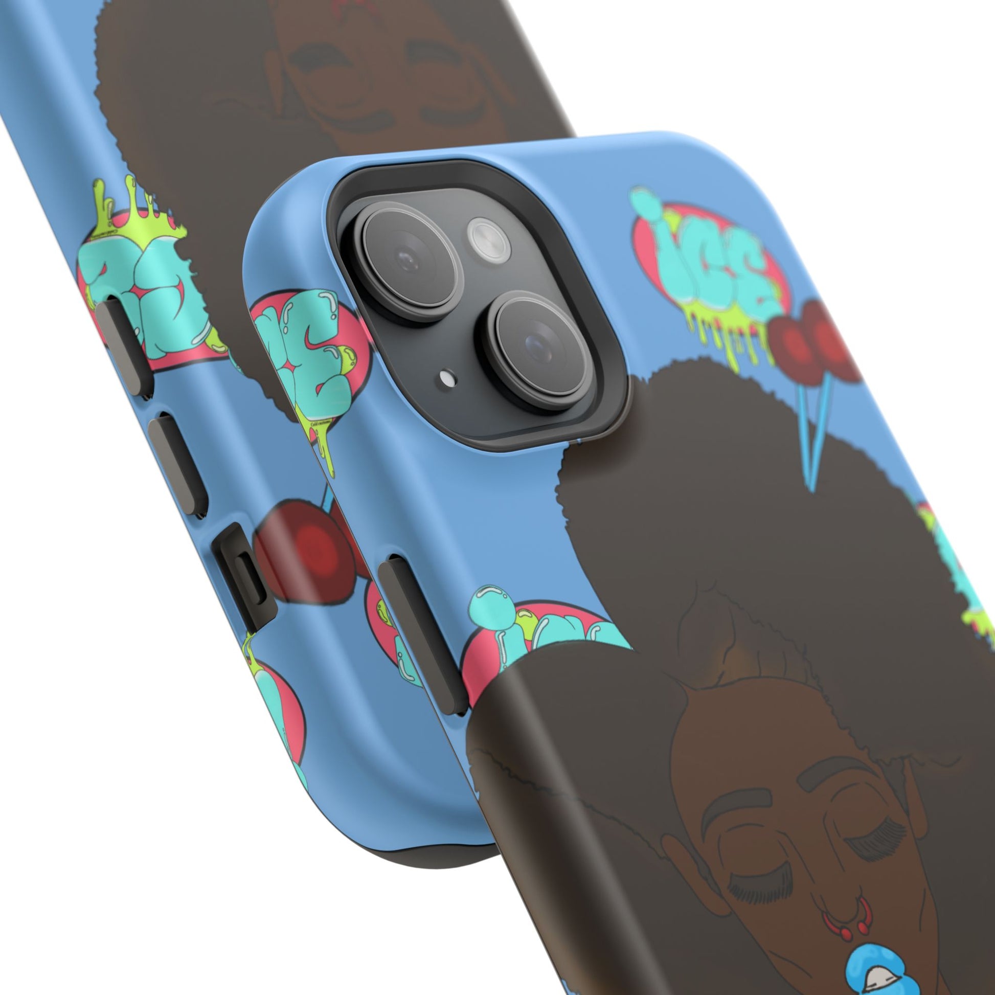 Vibrant Magnetic Tough Cases, Unique Phone Cases, Afrocentric Art, Protective Phone Cover, Trendy Tech Accessories, Gift for Her