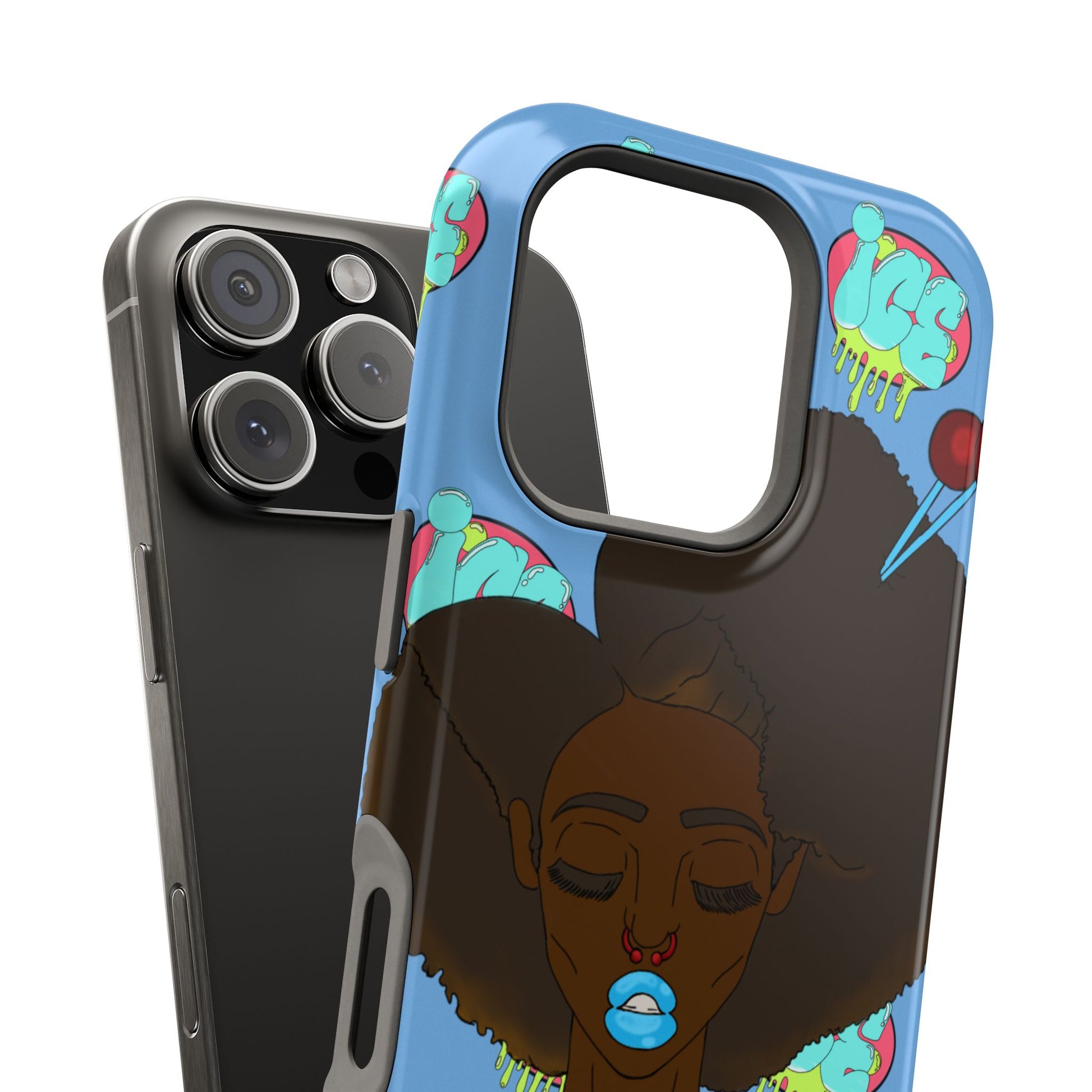 Vibrant Magnetic Tough Cases, Unique Phone Cases, Afrocentric Art, Protective Phone Cover, Trendy Tech Accessories, Gift for Her
