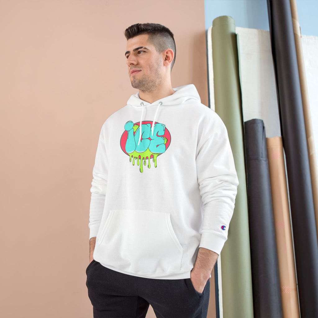 Ice Drip Champion Hoodie - Stylish Streetwear for Teens, Gift for Birthdays, Hip Hop Fashion, Cozy Casual Wear, Unique Graphic Sweatshirt