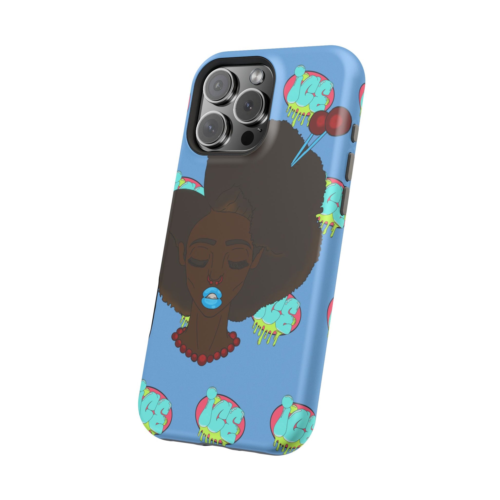 Vibrant Magnetic Tough Cases, Unique Phone Cases, Afrocentric Art, Protective Phone Cover, Trendy Tech Accessories, Gift for Her