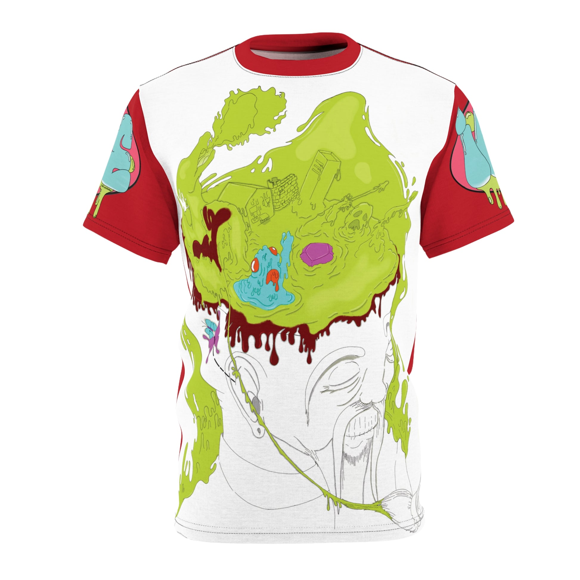 Mind blown Unisex Cut & Sew Tee (AOP)
