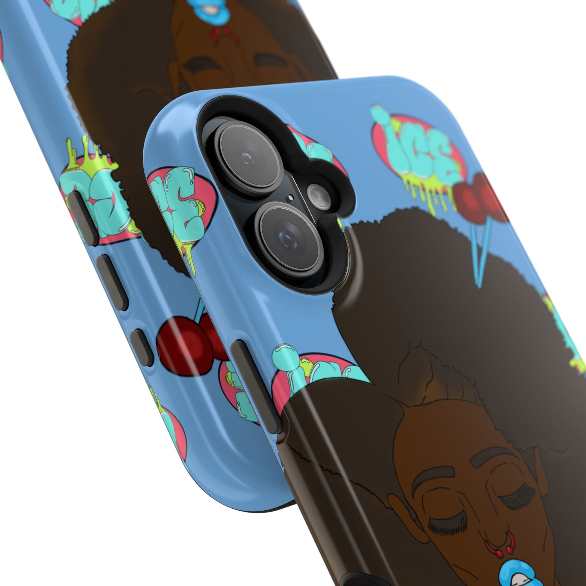 Vibrant Magnetic Tough Cases, Unique Phone Cases, Afrocentric Art, Protective Phone Cover, Trendy Tech Accessories, Gift for Her