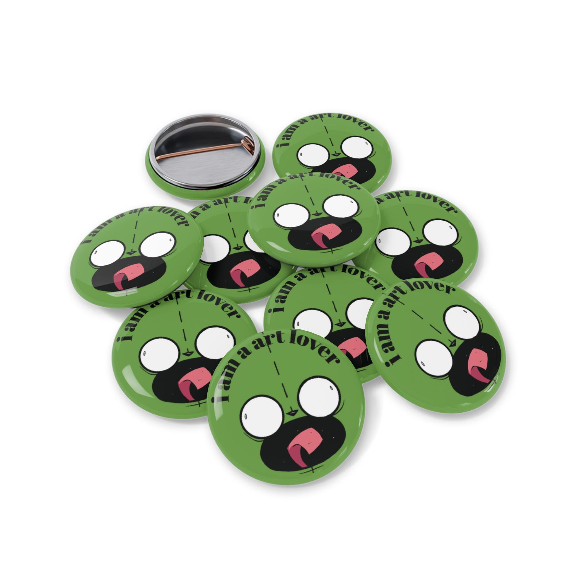 Art Lover Round Pins, Cute Art Pins, Accessories for Artists, Fun Jacket Pins, Gift for Creative Souls
