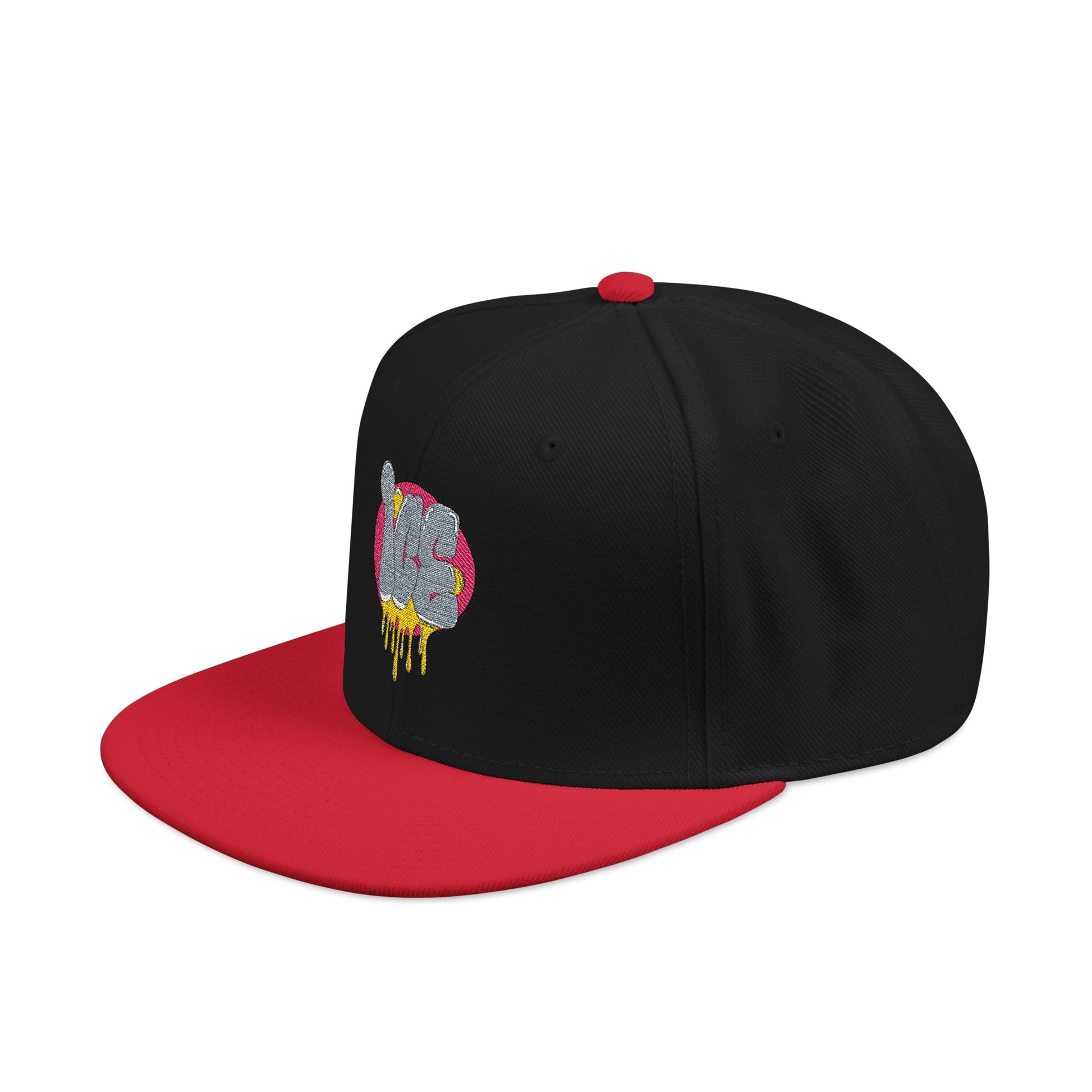 Glitter Drip Snapback Hat | Trendy Embroidered Cap for Casual Outfits, Gift for Streetwear Lovers, Summer Accessories, Unique Style