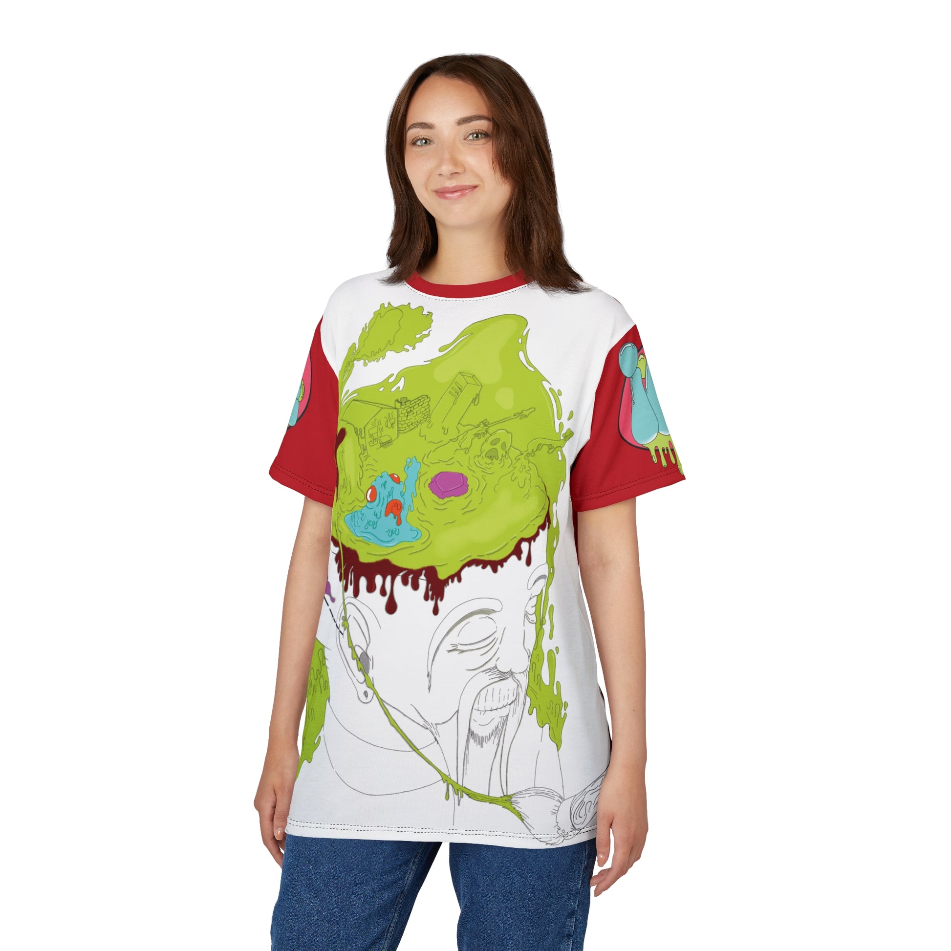 Mind blown Unisex Cut & Sew Tee (AOP)