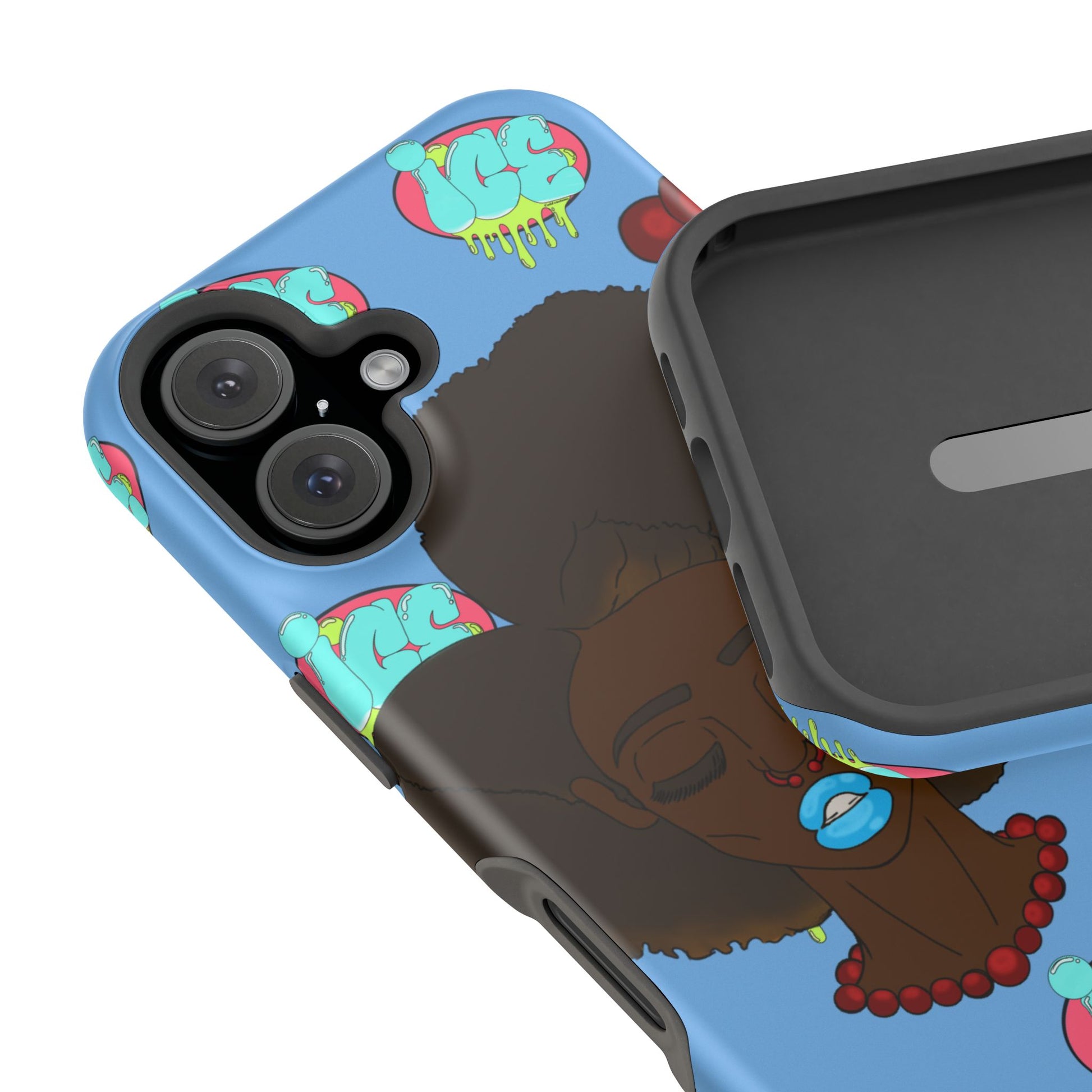Vibrant Magnetic Tough Cases, Unique Phone Cases, Afrocentric Art, Protective Phone Cover, Trendy Tech Accessories, Gift for Her
