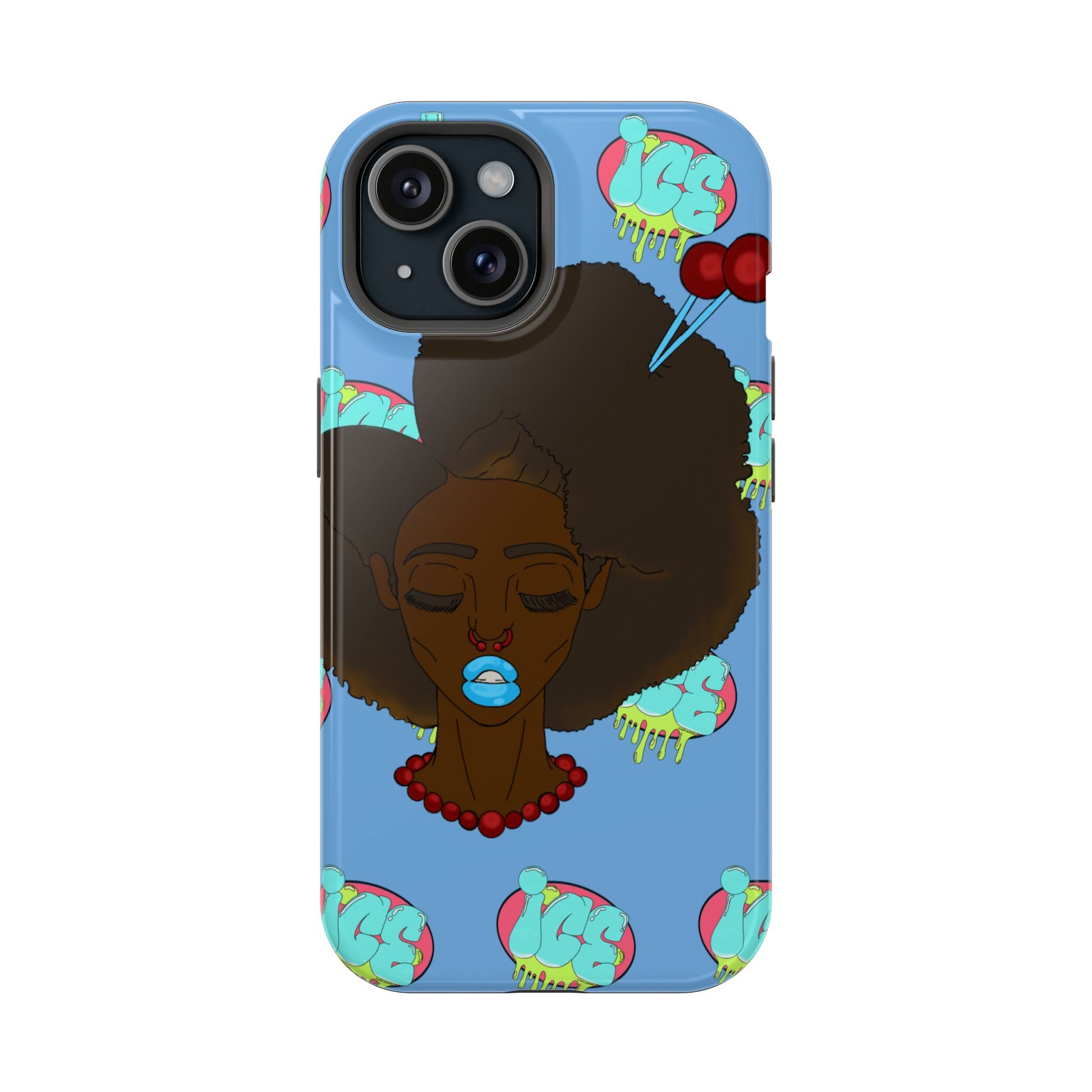 Vibrant Magnetic Tough Cases, Unique Phone Cases, Afrocentric Art, Protective Phone Cover, Trendy Tech Accessories, Gift for Her