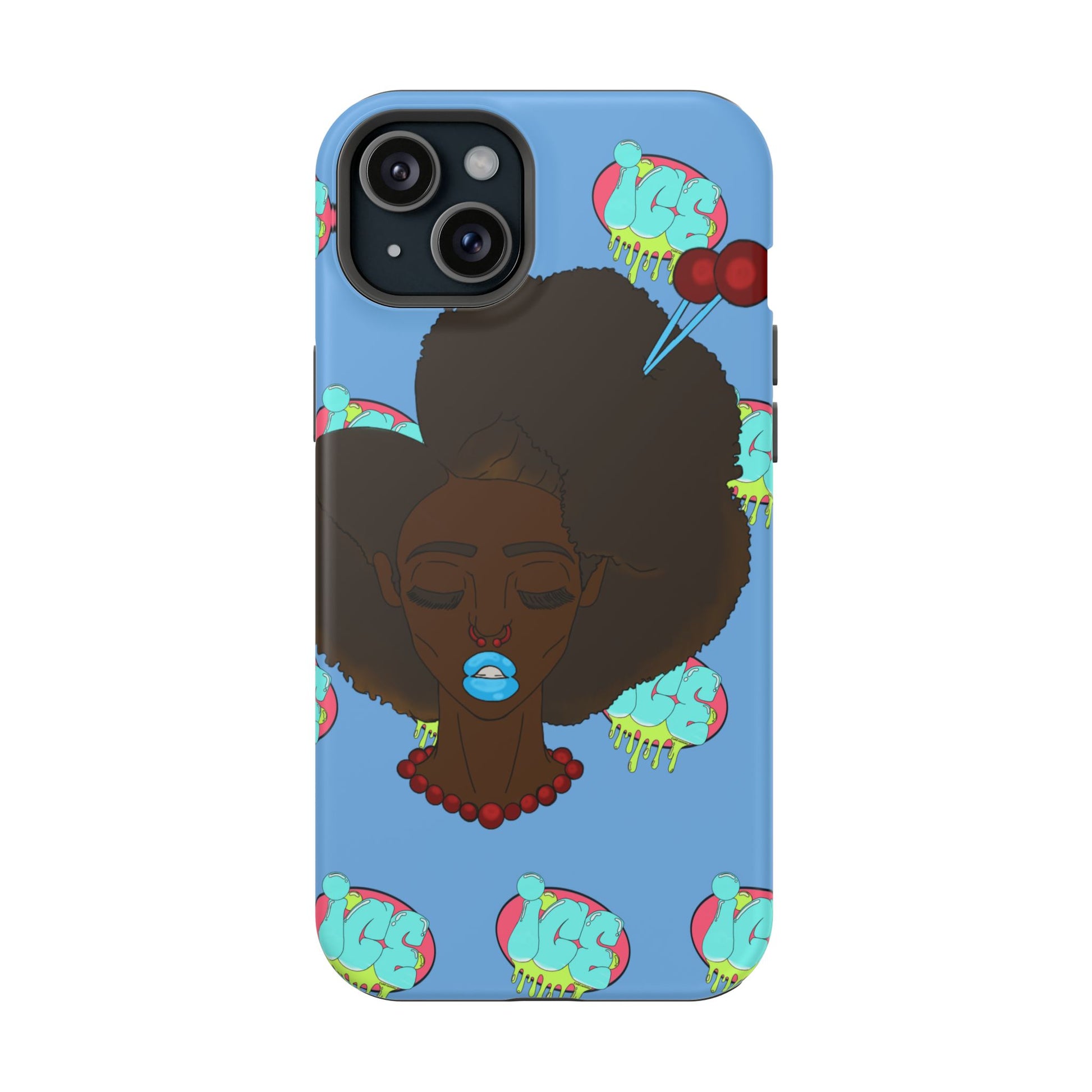 Vibrant Magnetic Tough Cases, Unique Phone Cases, Afrocentric Art, Protective Phone Cover, Trendy Tech Accessories, Gift for Her
