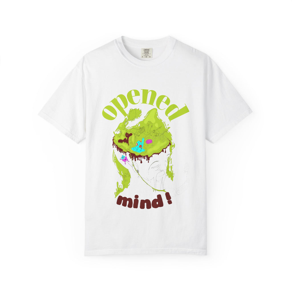 opened mind art lover Unisex Garment-Dyed T-shirt, own hand drawn design