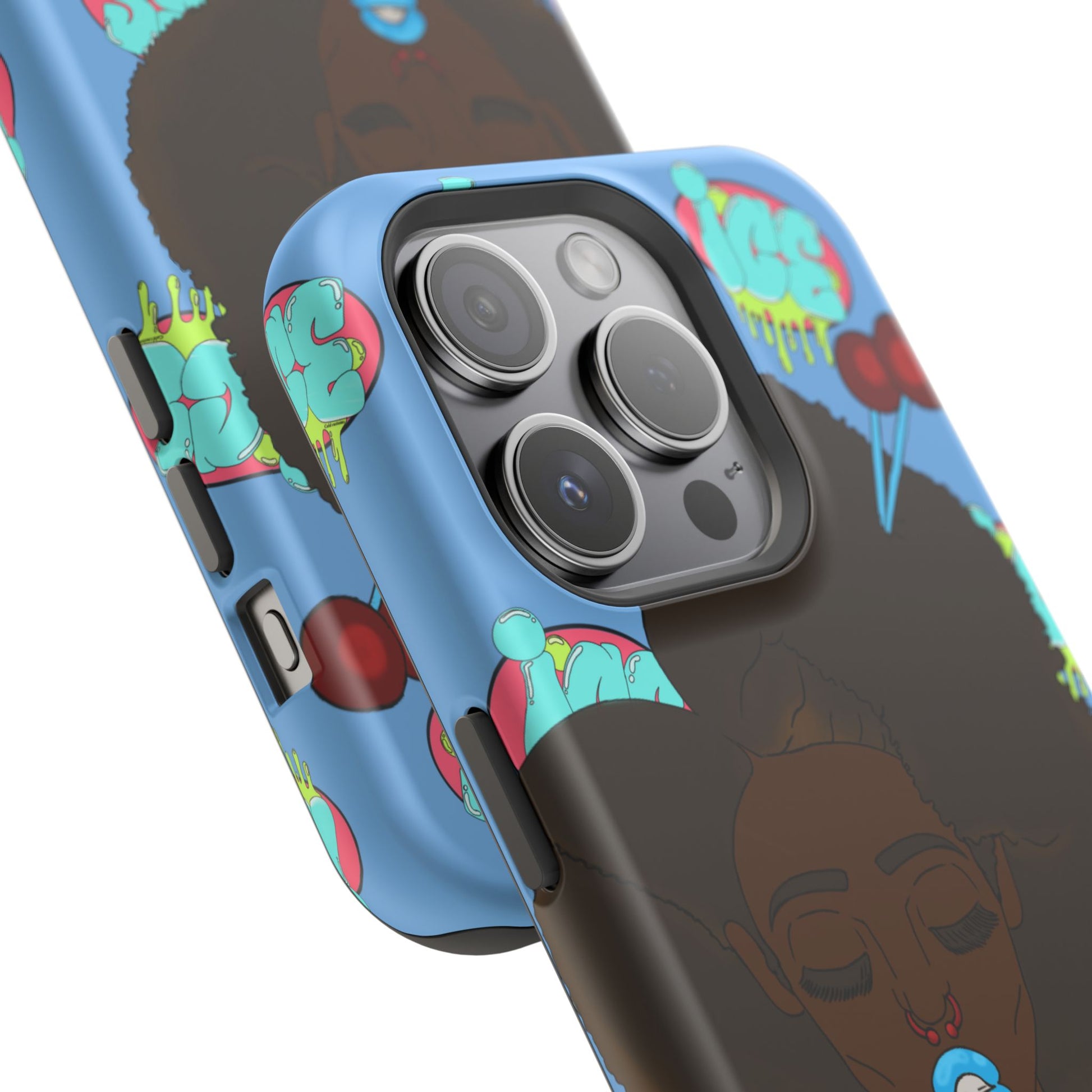 Vibrant Magnetic Tough Cases, Unique Phone Cases, Afrocentric Art, Protective Phone Cover, Trendy Tech Accessories, Gift for Her