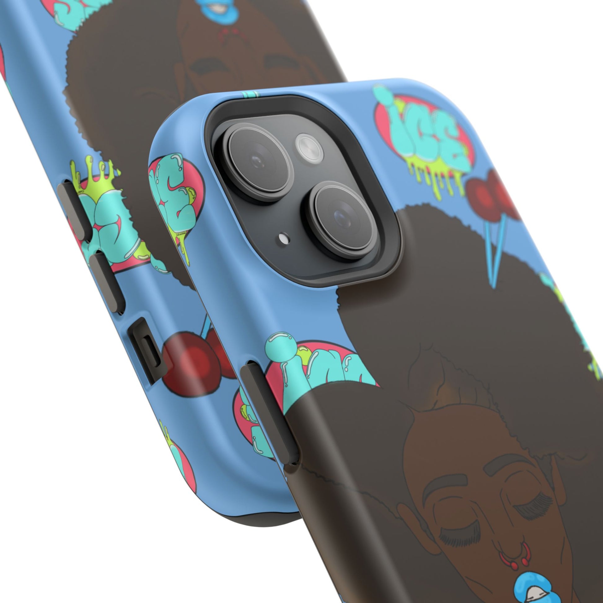 Vibrant Magnetic Tough Cases, Unique Phone Cases, Afrocentric Art, Protective Phone Cover, Trendy Tech Accessories, Gift for Her