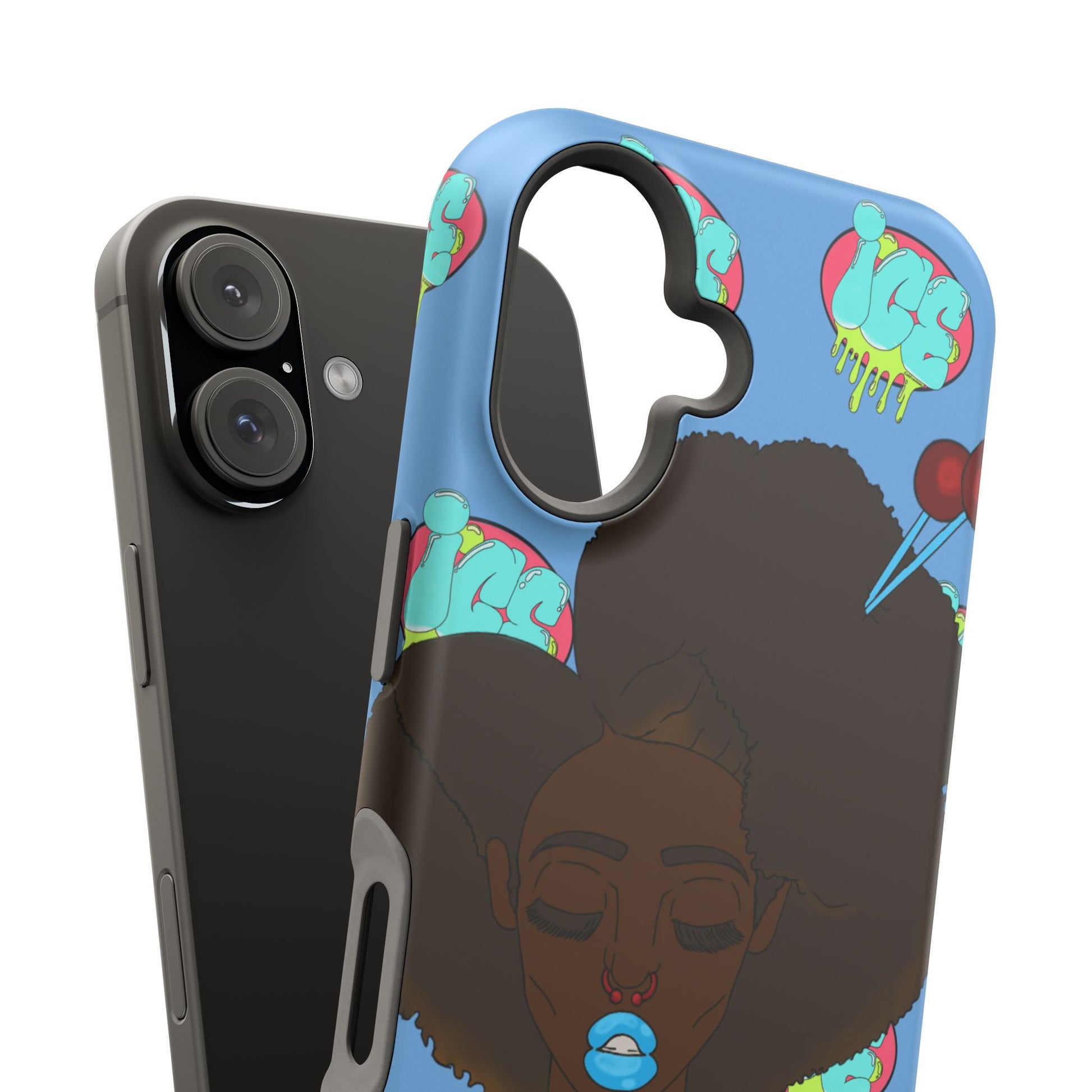 Vibrant Magnetic Tough Cases, Unique Phone Cases, Afrocentric Art, Protective Phone Cover, Trendy Tech Accessories, Gift for Her