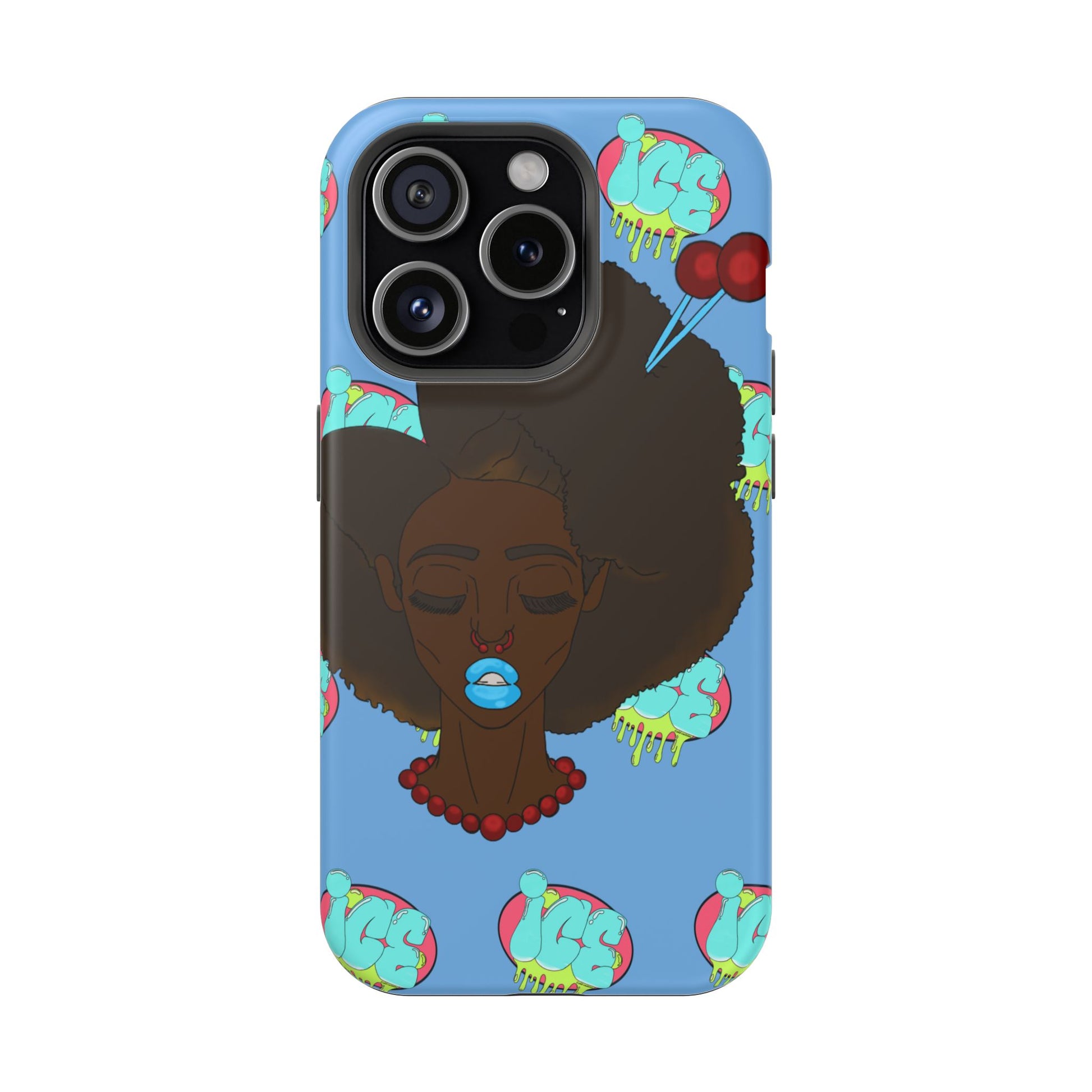 Vibrant Magnetic Tough Cases, Unique Phone Cases, Afrocentric Art, Protective Phone Cover, Trendy Tech Accessories, Gift for Her