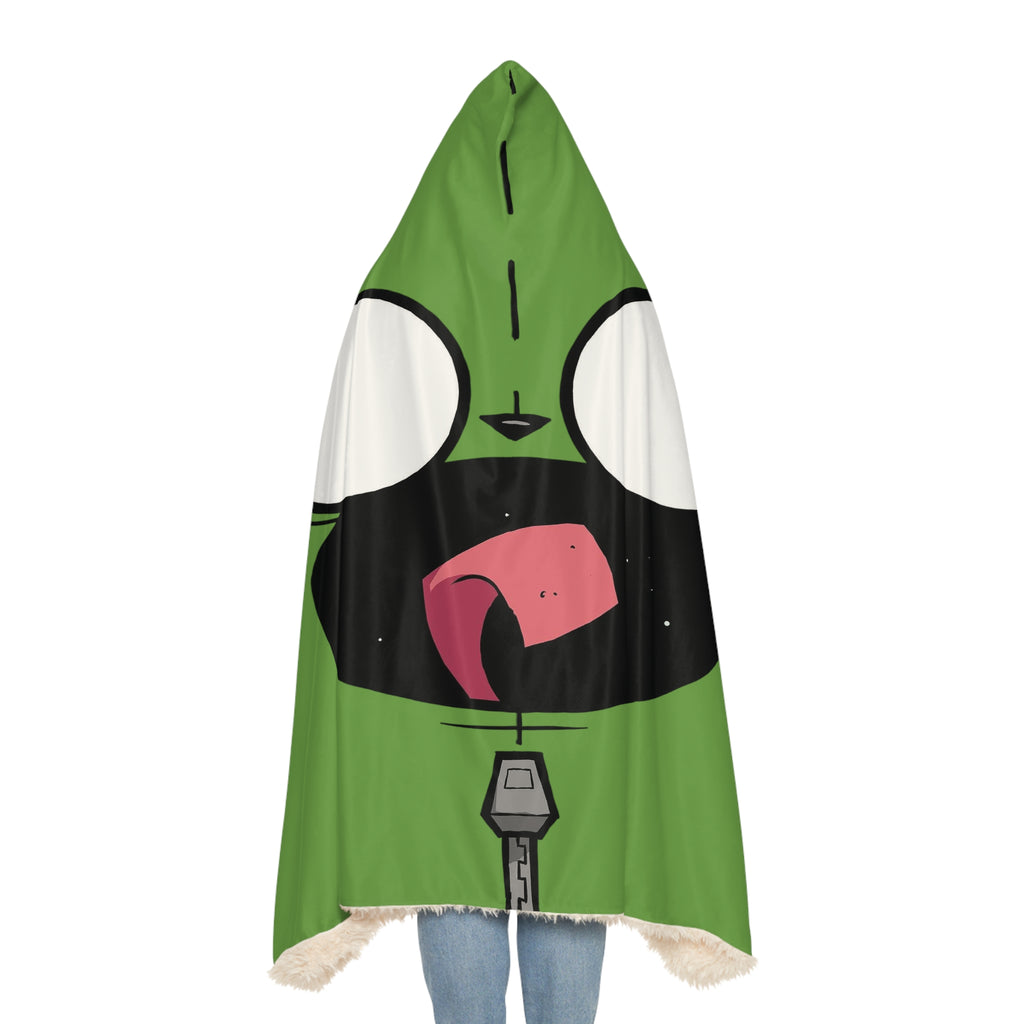 Gir Cozy Cartoon Snuggle Blanket, Fun Hooded Blanket for Kids, Gift for Animation Fans, Soft Couch Throw, Ideal for Movie Nights