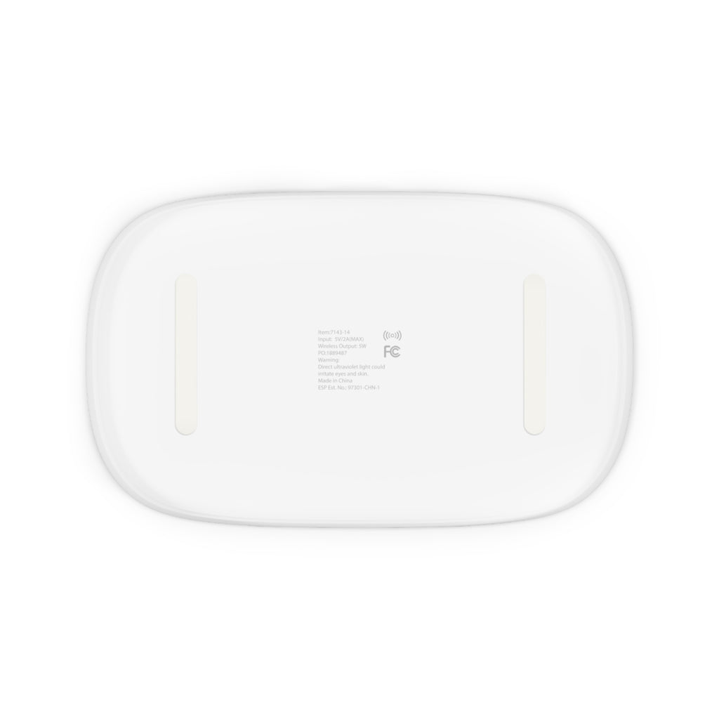 UV Phone Sanitizer & Wireless Charging Pad - Fun & Functional, Perfect Gift for Tech Lovers, Ideal for Home/Office, Clean & Charge