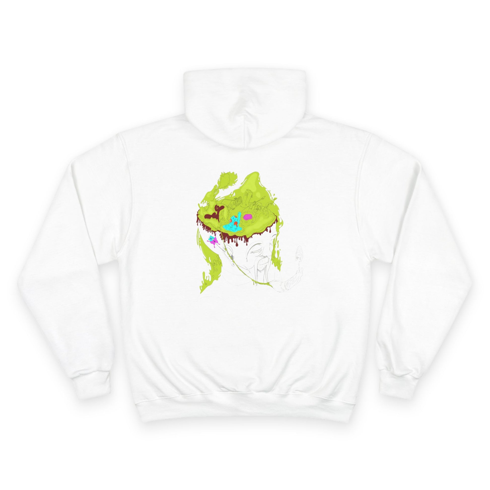Ice Drip Champion Hoodie - Stylish Streetwear for Teens, Gift for Birthdays, Hip Hop Fashion, Cozy Casual Wear, Unique Graphic Sweatshirt