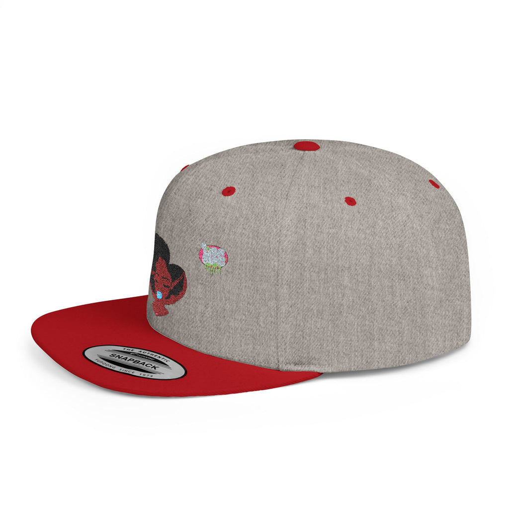 Camouflage Flat Bill Snapback Hat, Trendy Streetwear Cap, Outdoor Adventure Gear, Cool Gift for Him, Casual Everyday Style