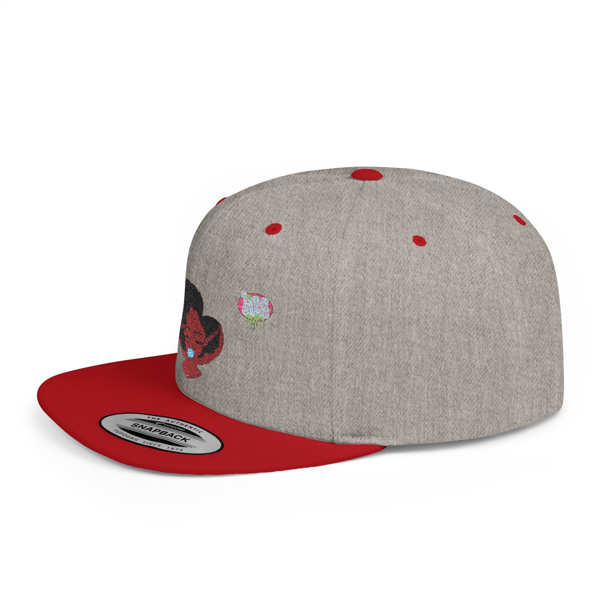 Camouflage Flat Bill Snapback Hat, Trendy Streetwear Cap, Outdoor Adventure Gear, Cool Gift for Him, Casual Everyday Style