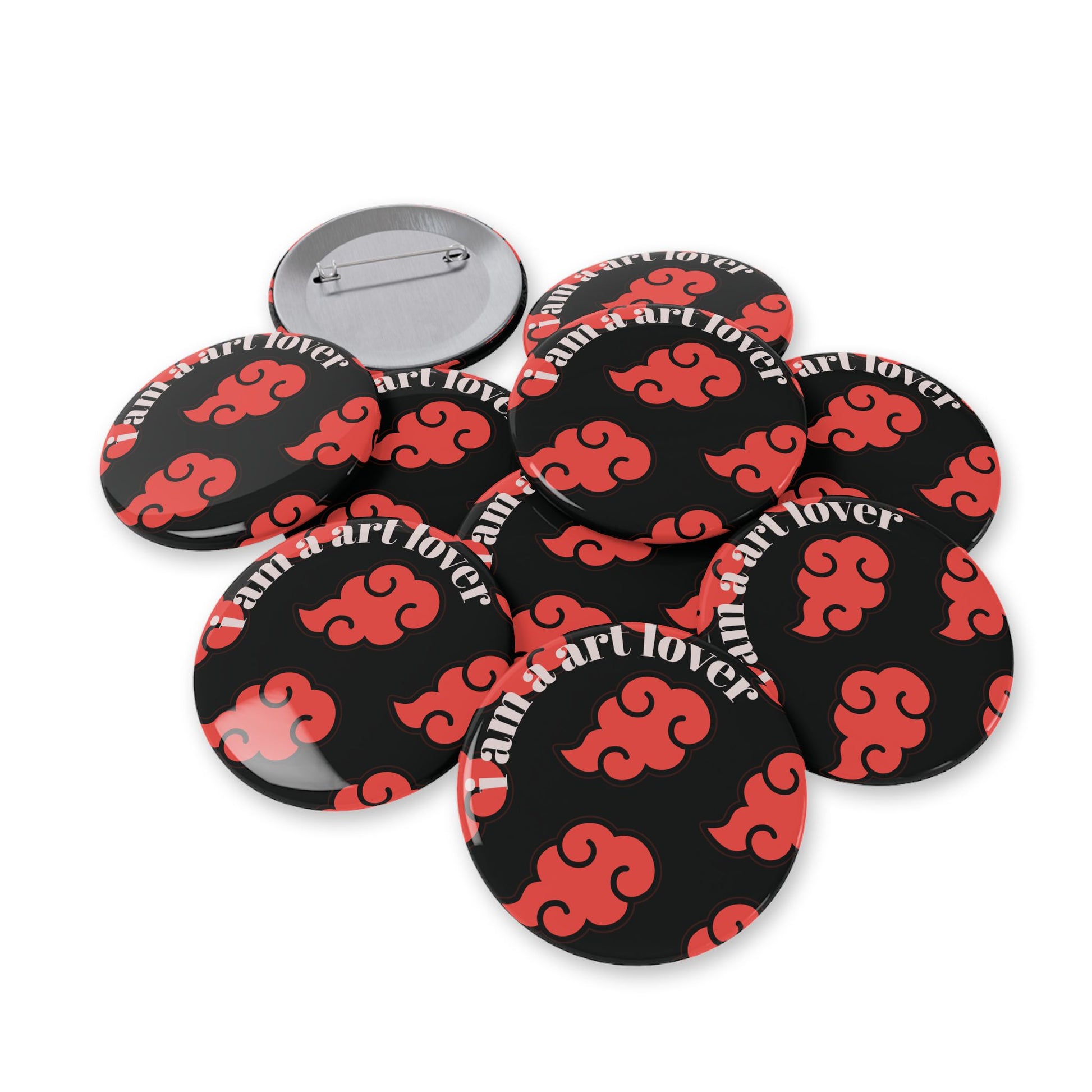 Art Lover Round Pins, Cute Art Pins, Accessories for Artists, Fun Jacket Pins, Gift for Creative Souls