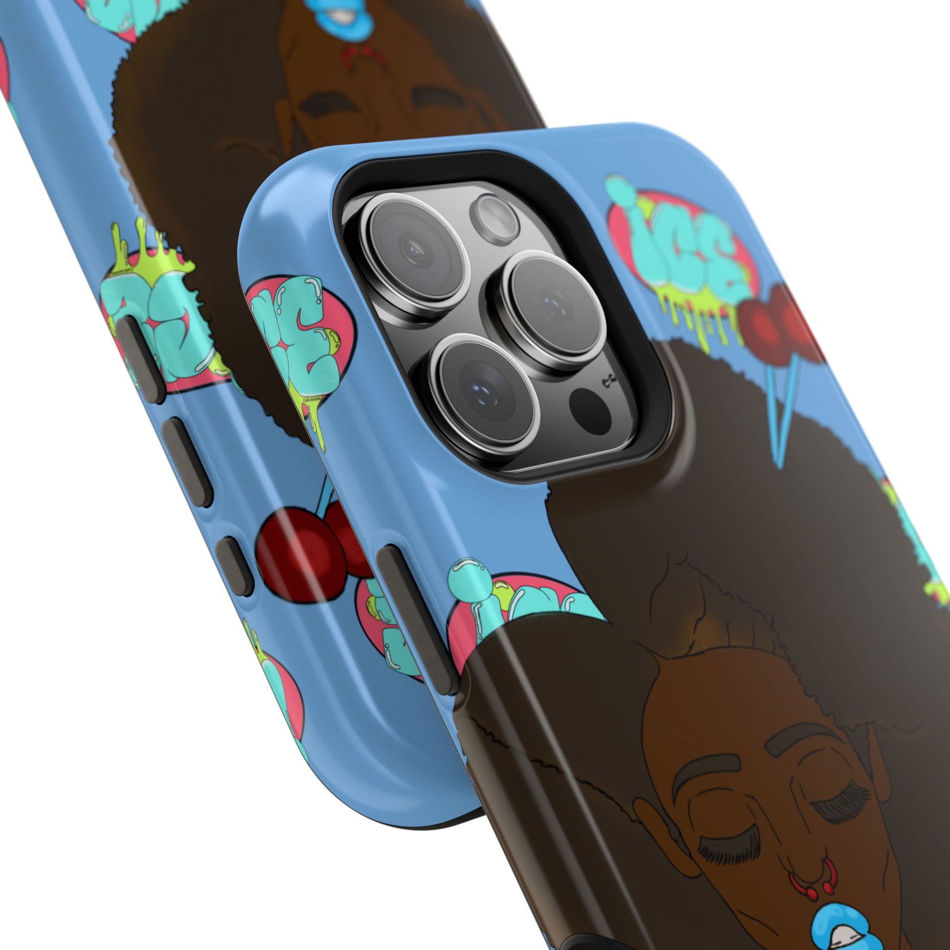 Vibrant Magnetic Tough Cases, Unique Phone Cases, Afrocentric Art, Protective Phone Cover, Trendy Tech Accessories, Gift for Her