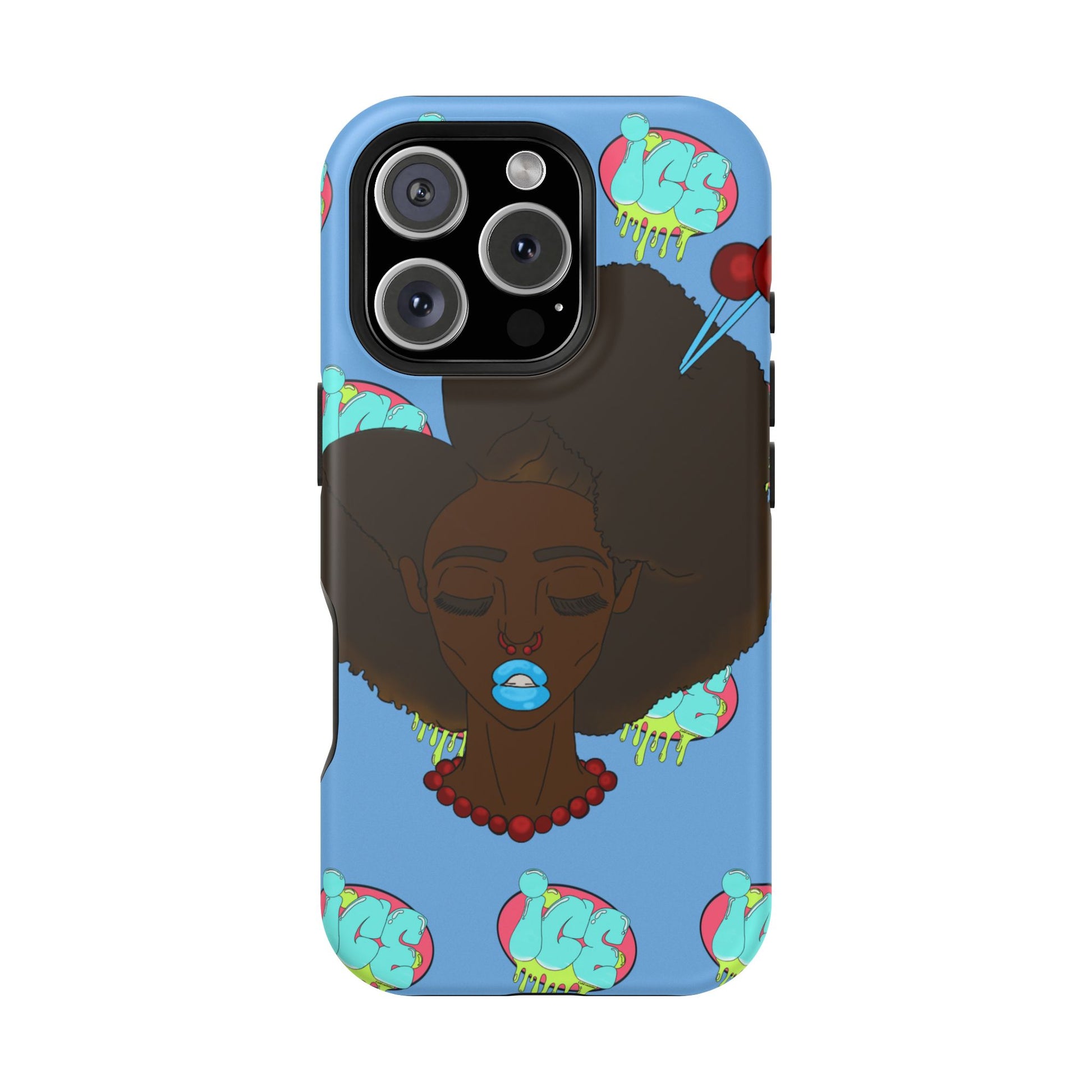 Vibrant Magnetic Tough Cases, Unique Phone Cases, Afrocentric Art, Protective Phone Cover, Trendy Tech Accessories, Gift for Her