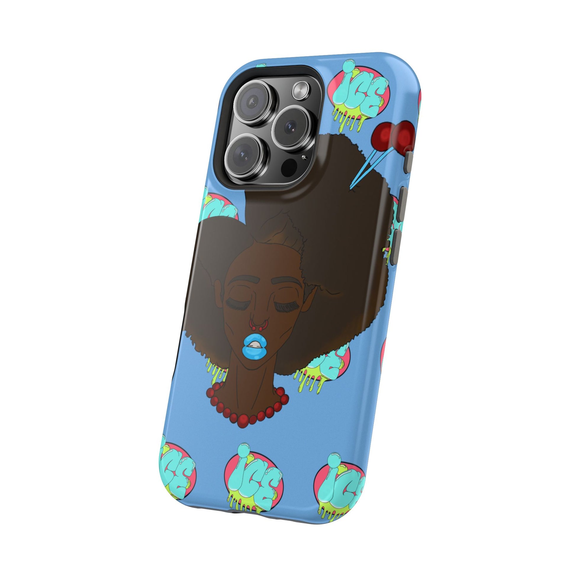 Vibrant Magnetic Tough Cases, Unique Phone Cases, Afrocentric Art, Protective Phone Cover, Trendy Tech Accessories, Gift for Her