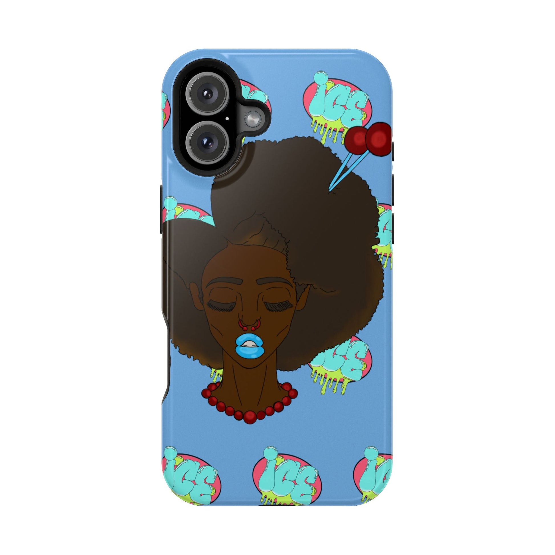 Vibrant Magnetic Tough Cases, Unique Phone Cases, Afrocentric Art, Protective Phone Cover, Trendy Tech Accessories, Gift for Her